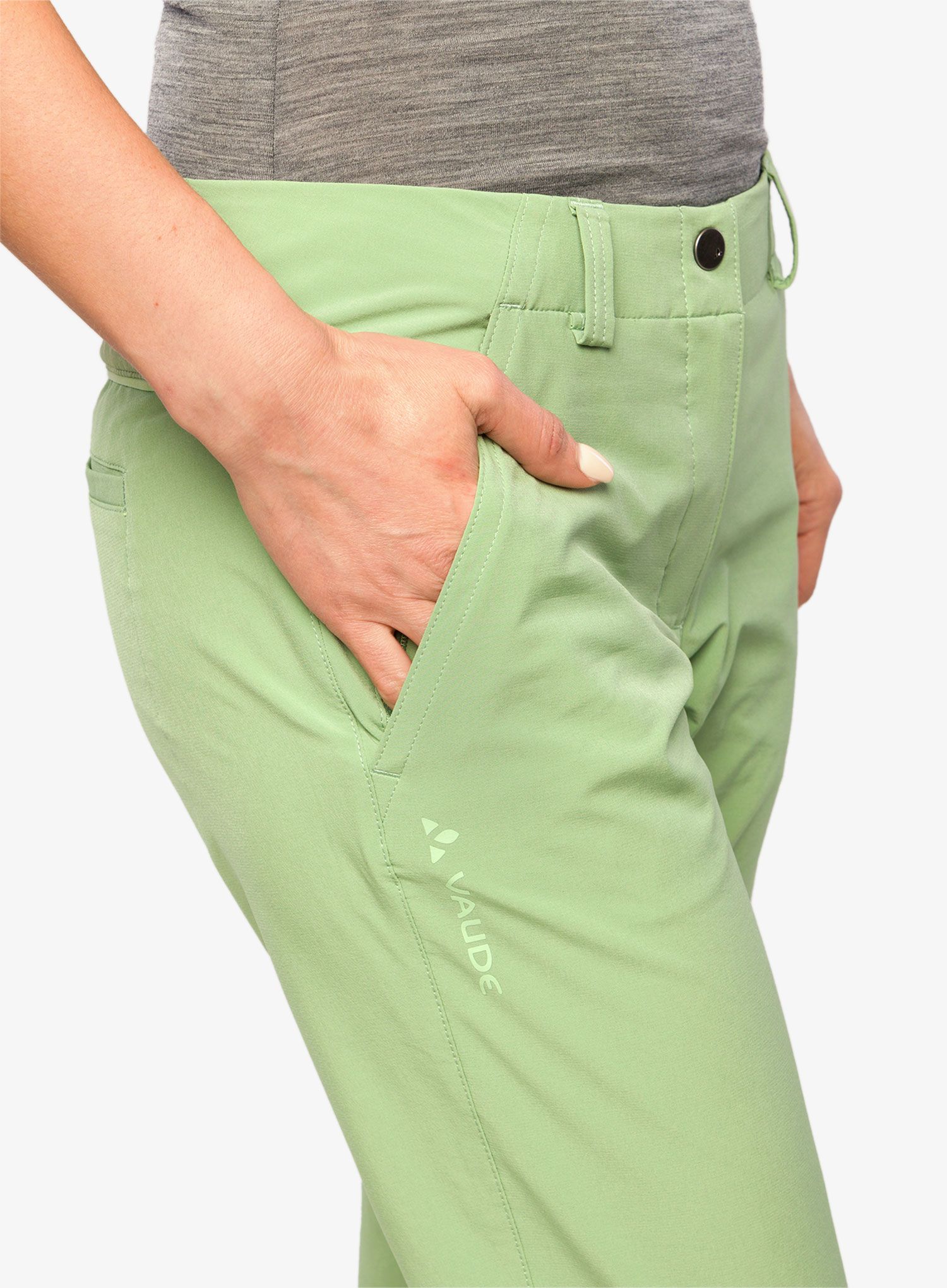 Штани туристичні жіночі Vaude Skomer Pants II - willow green