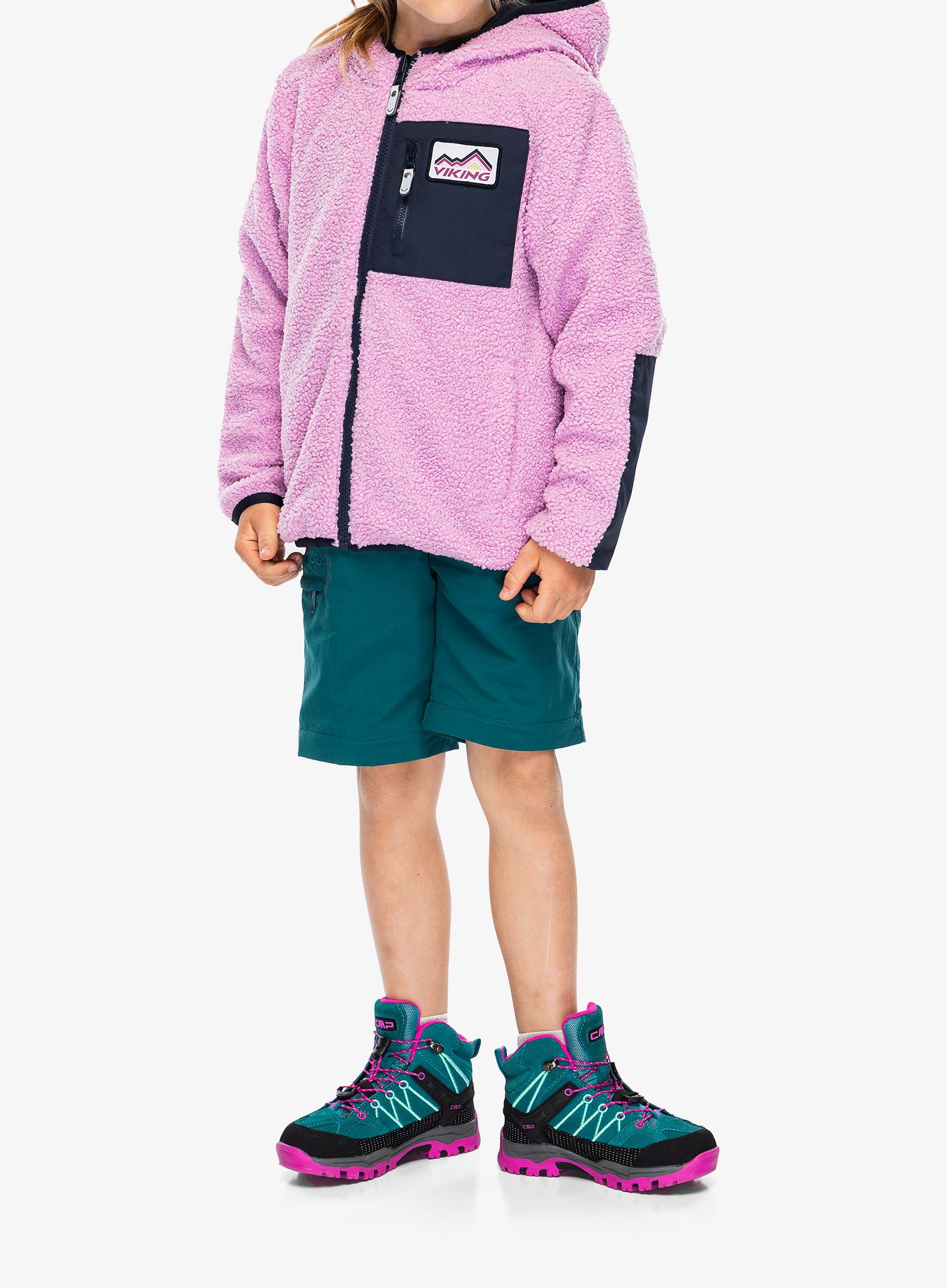 Куртка дитяча Viking Play Reversible Pilejacket - lavender
