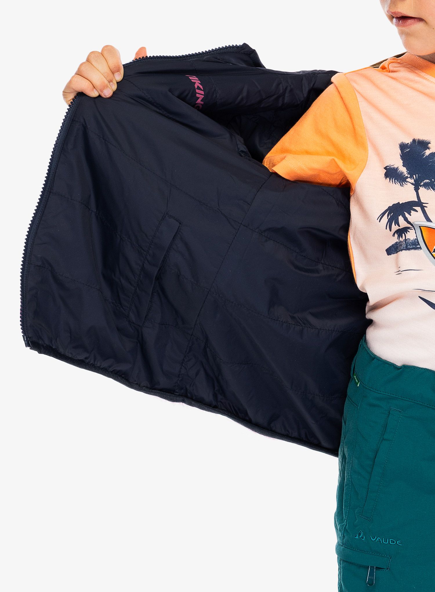 Куртка дитяча Viking Play Reversible Pilejacket - lavender