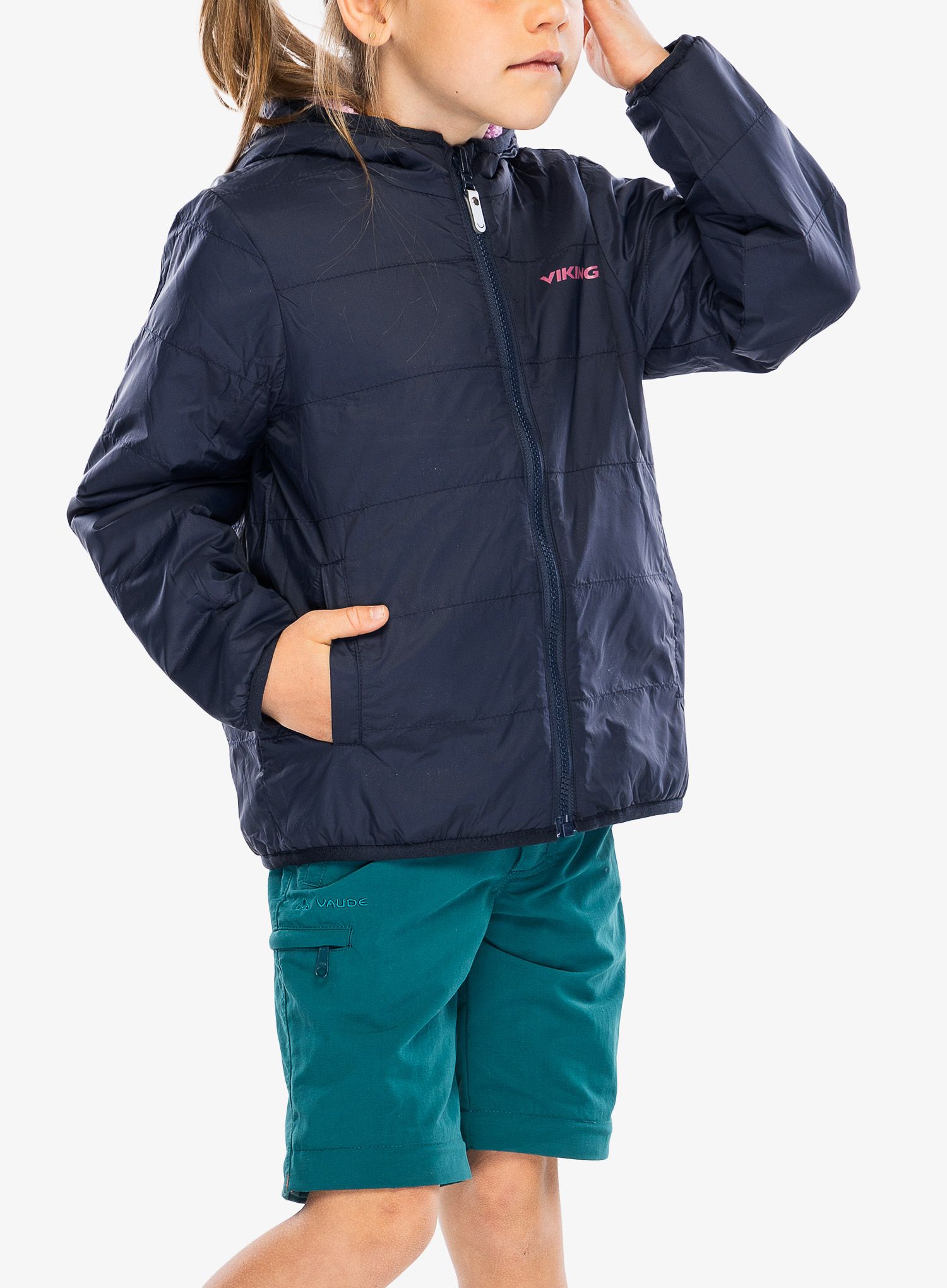 Куртка дитяча Viking Play Reversible Pilejacket - lavender