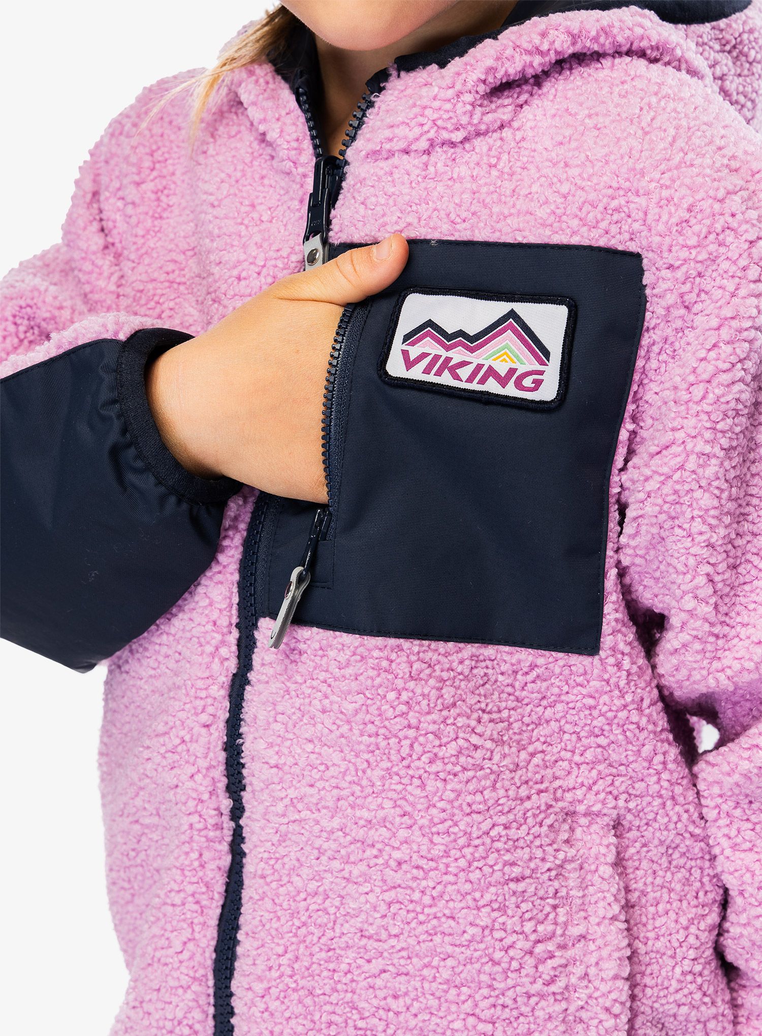 Куртка дитяча Viking Play Reversible Pilejacket - lavender