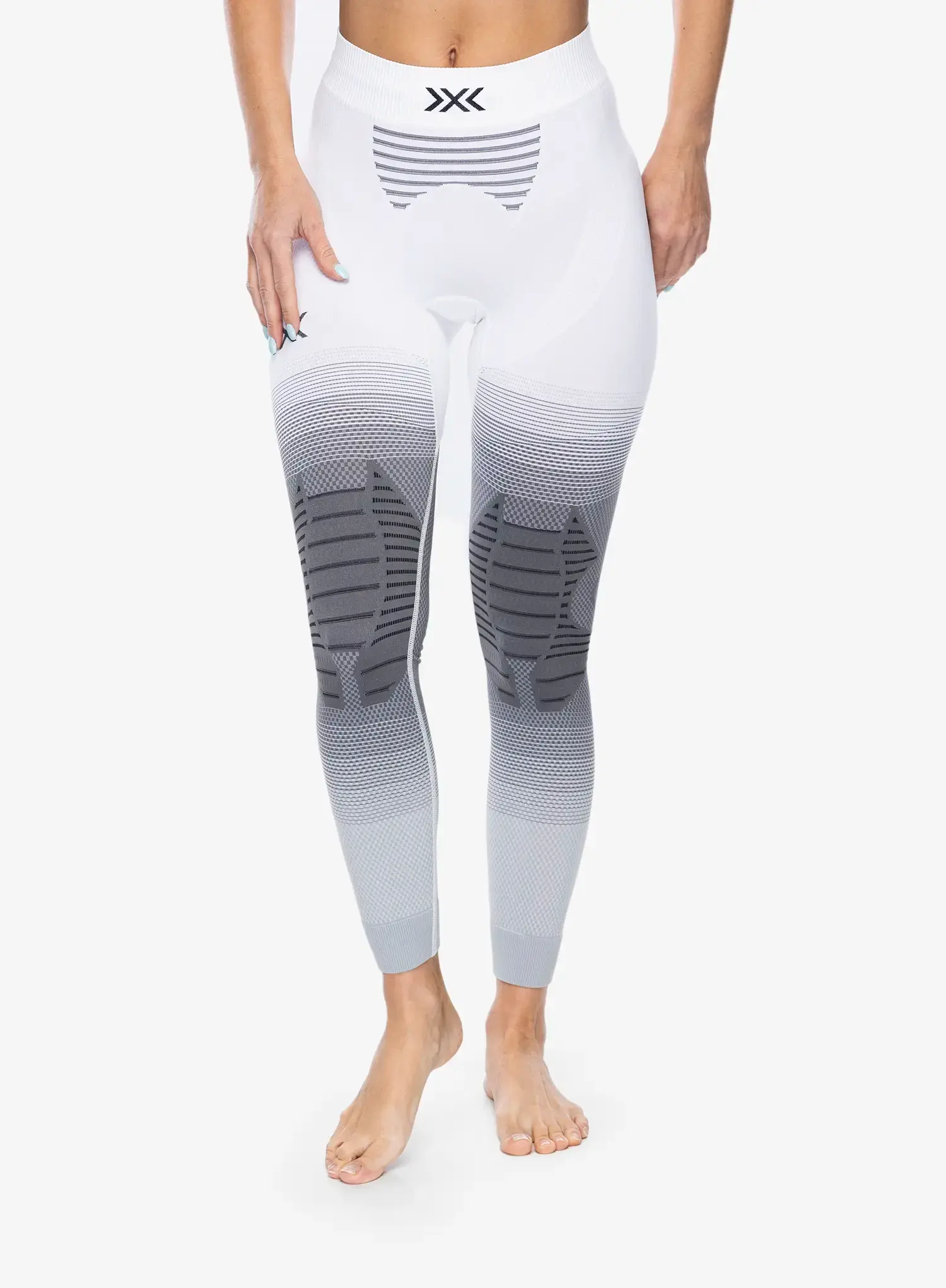 Термолегінси жіночі X-Bionic Invent Fx Pants - white/grey/light grey