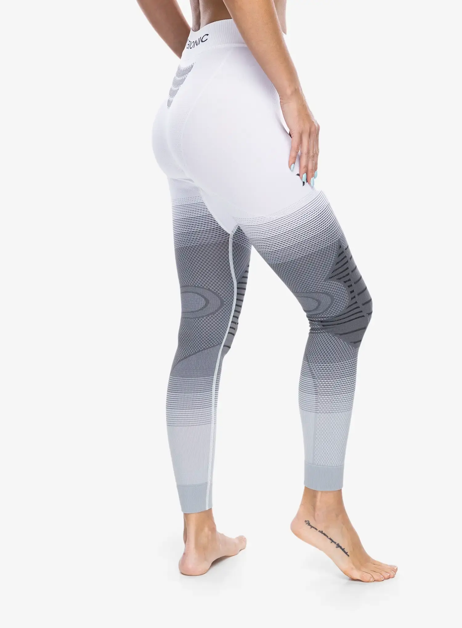 Термолегінси жіночі X-Bionic Invent Fx Pants - white/grey/light grey