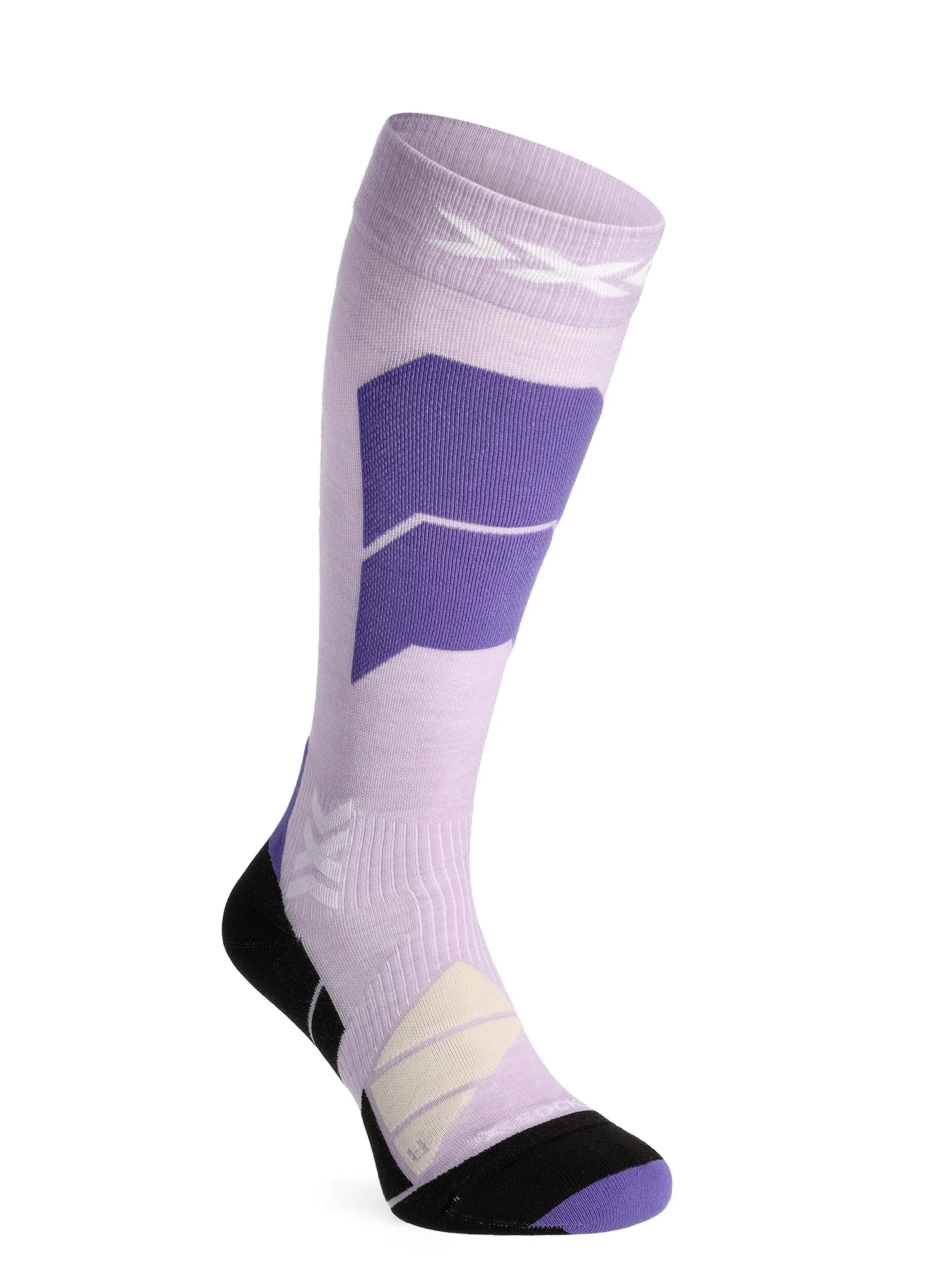 Шкарпетки лижні X-Socks Ski Perform Merino OTC - muted lavender/light sand
