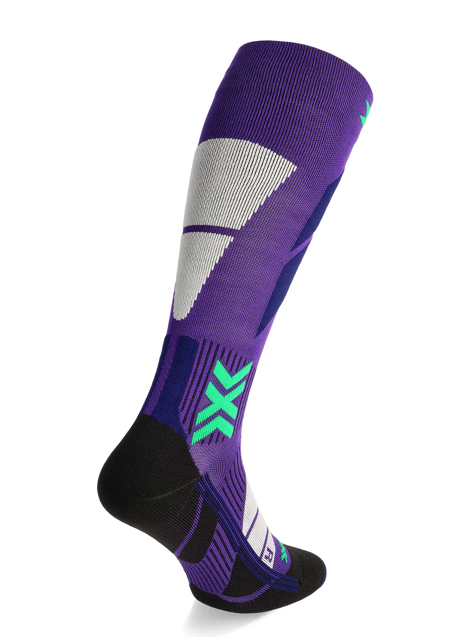 Шкарпетки лижні жіночі X-Socks Ski Perform OTC - deep purple/light sand