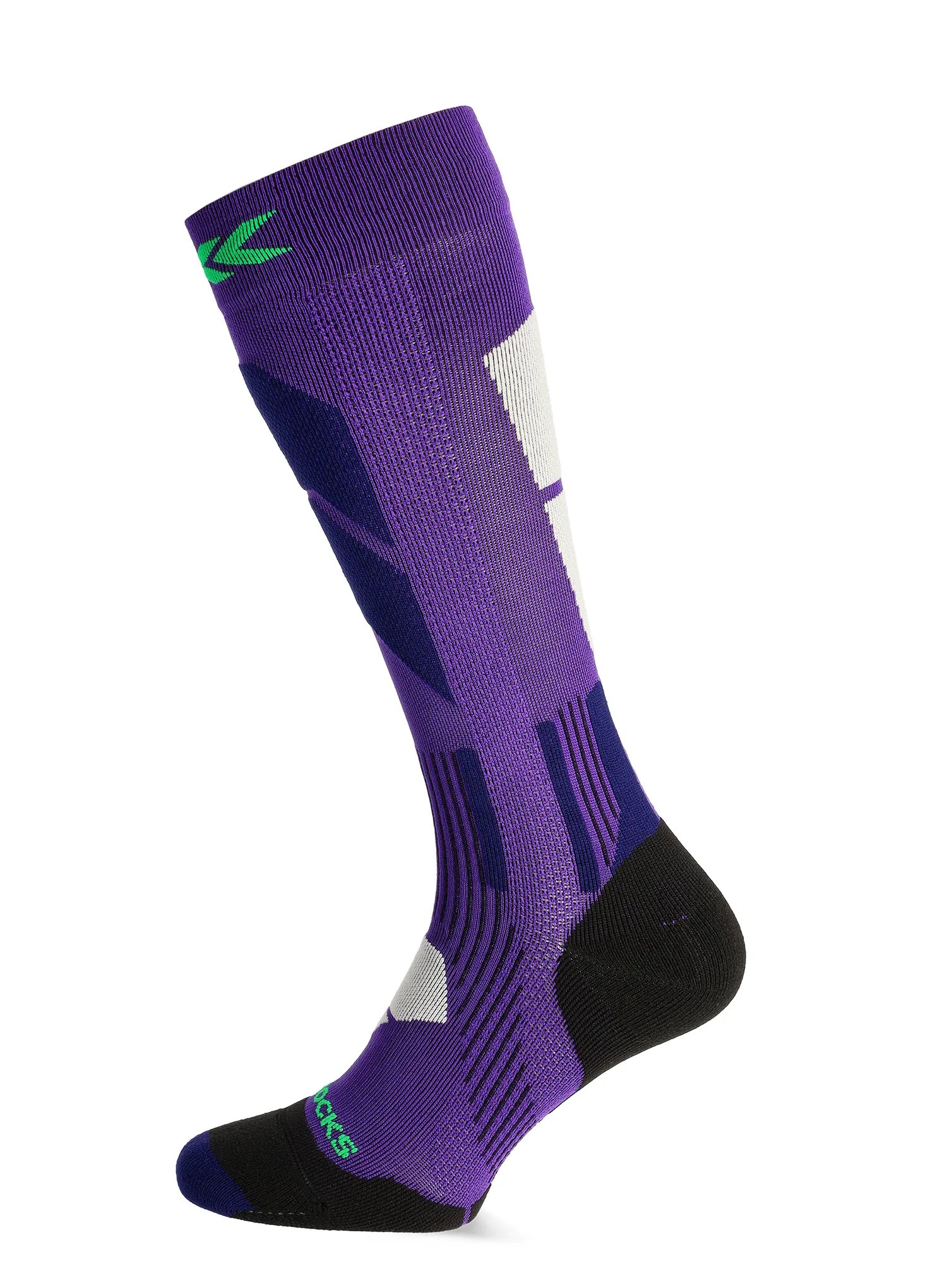 Шкарпетки лижні жіночі X-Socks Ski Perform OTC - deep purple/light sand