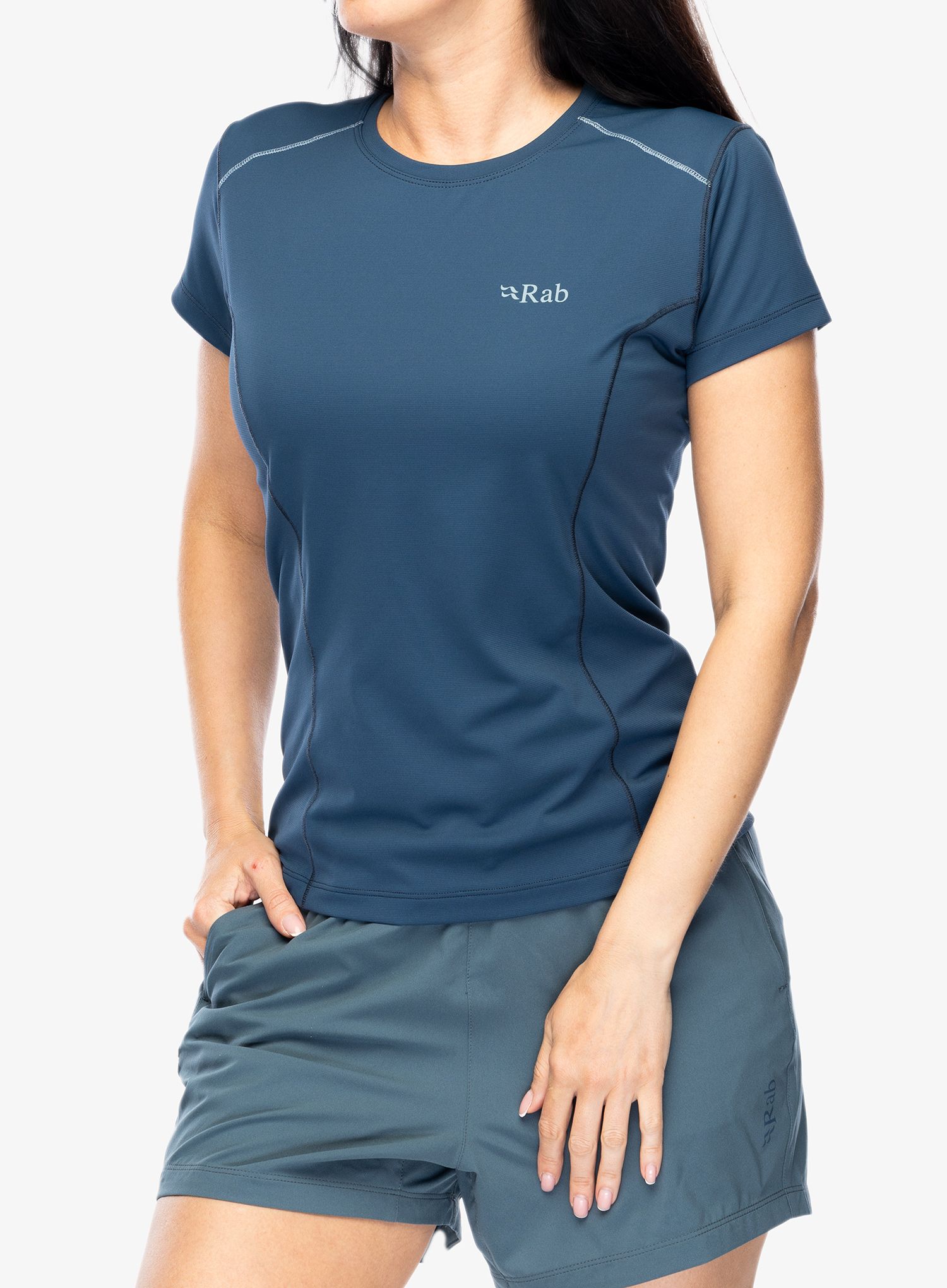 Термофутболка жіноча Rab Force Tee - tempest blue