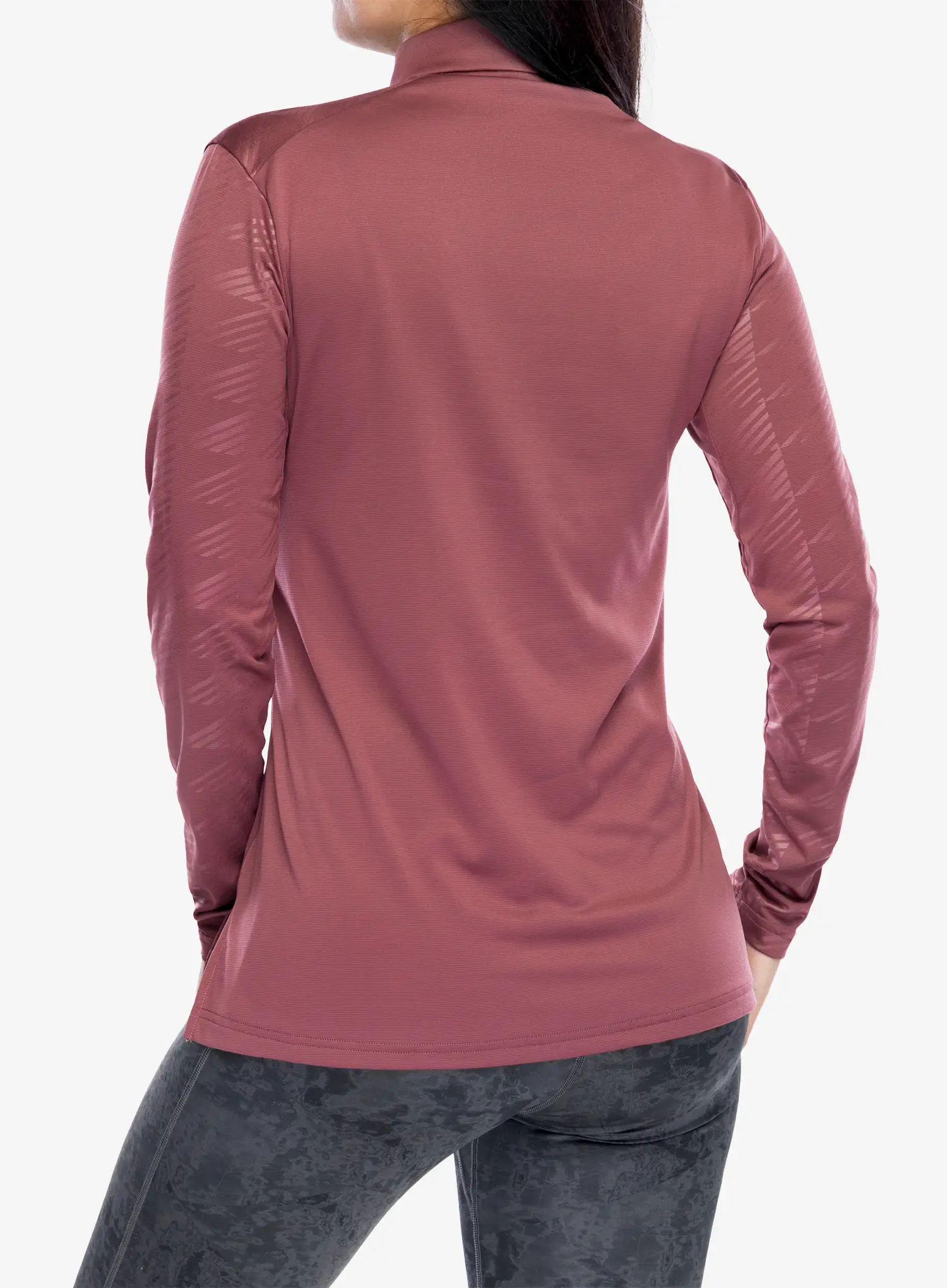 Кофта жіноча adidas TERREX Multi Half-Zip LS Tee - quiet crimson