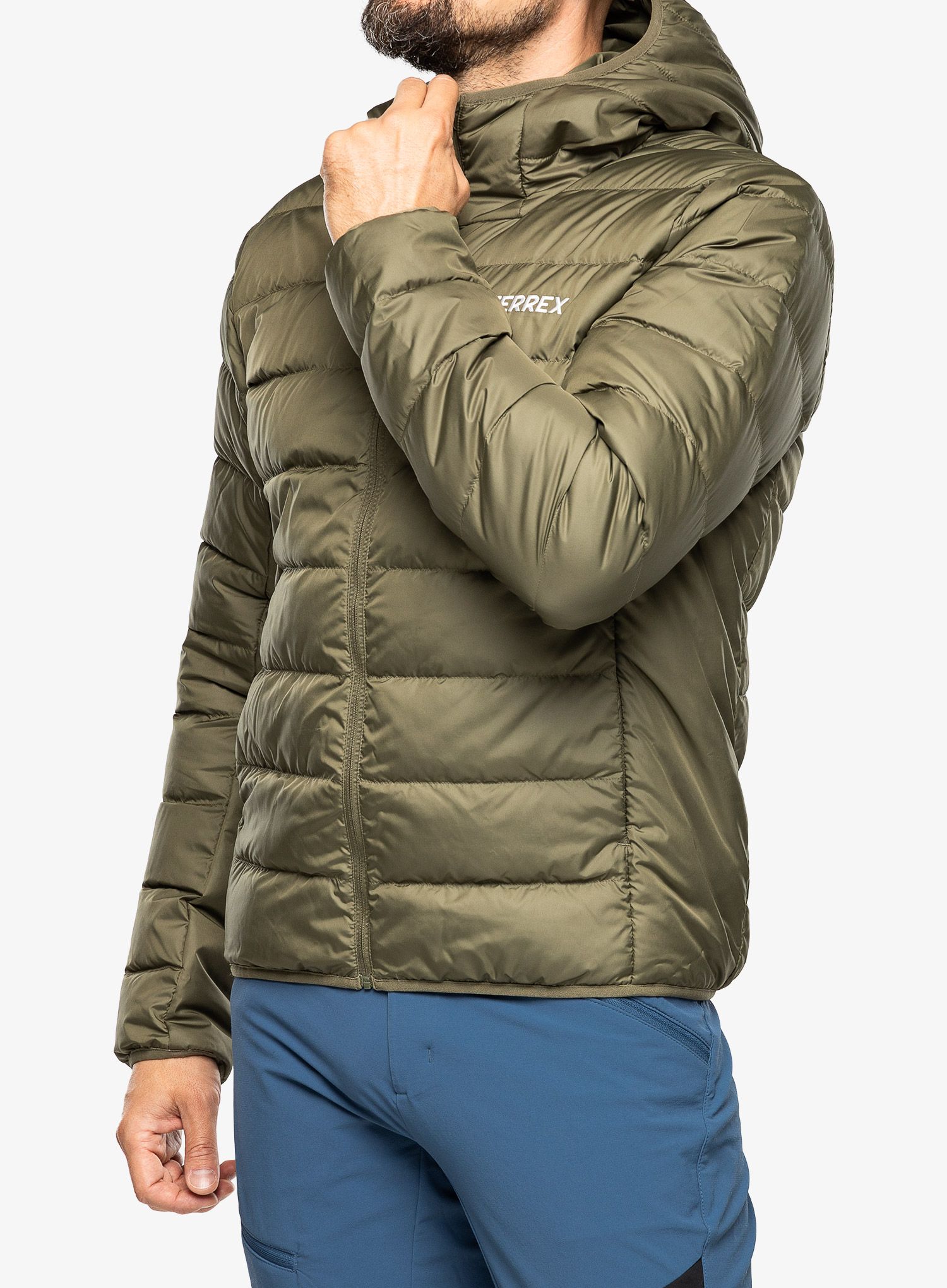 Пуховик adidas TERREX Multi Light Down Hooded Jacket - olistr