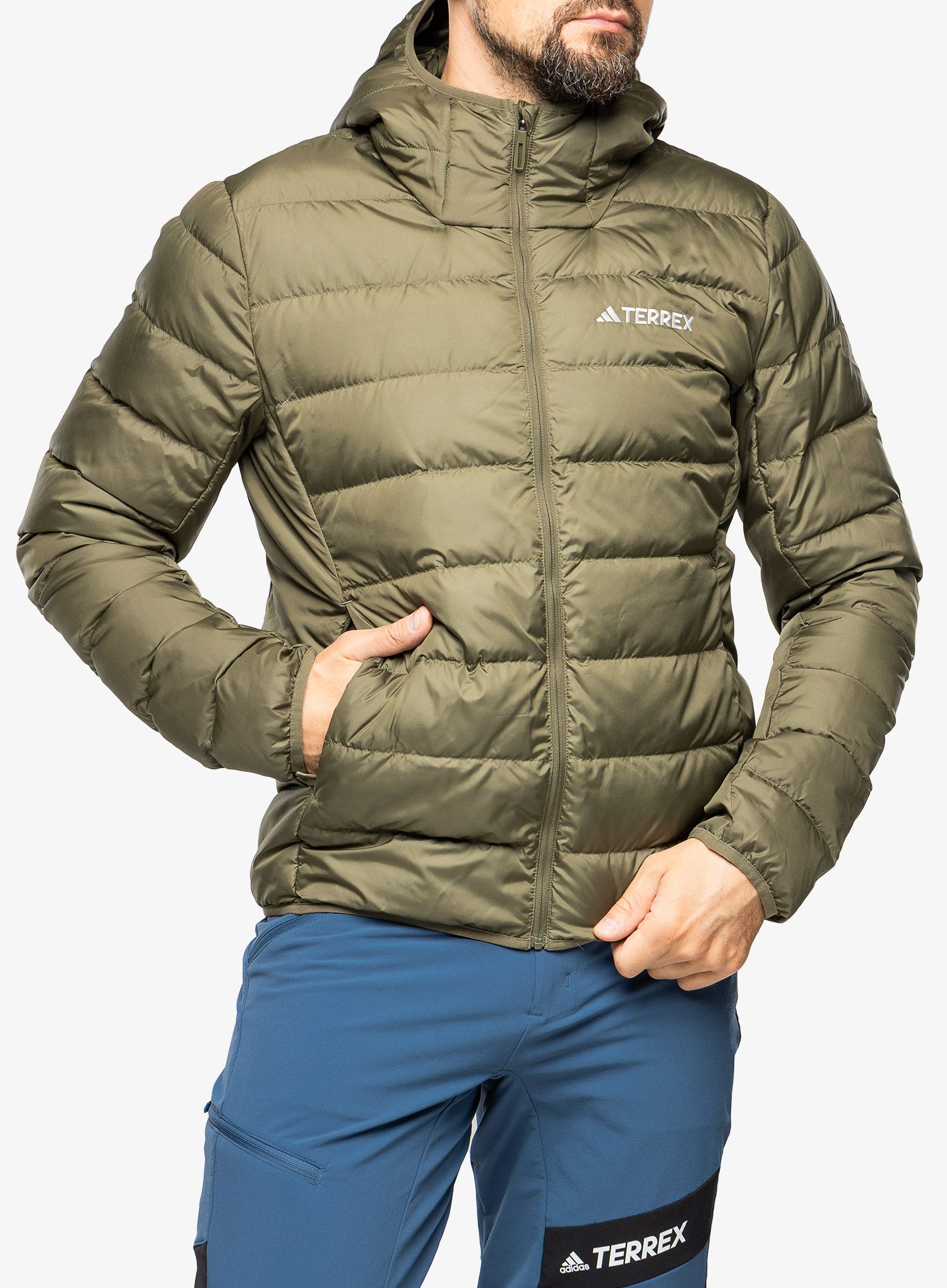 Пуховик adidas TERREX Multi Light Down Hooded Jacket - olistr