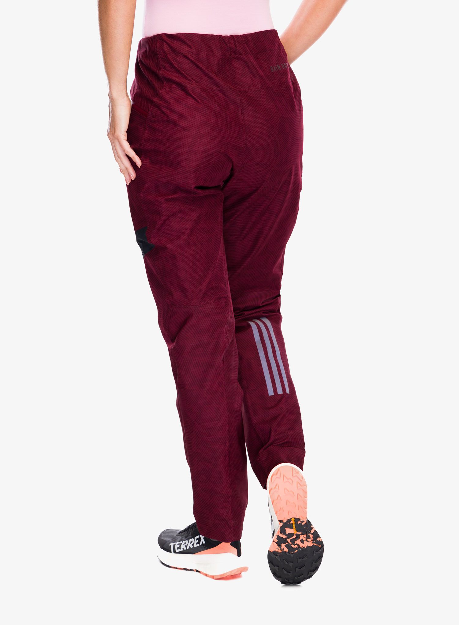 Штани softshell жіночі adidas TERREX Primeknit Pants - shadow red