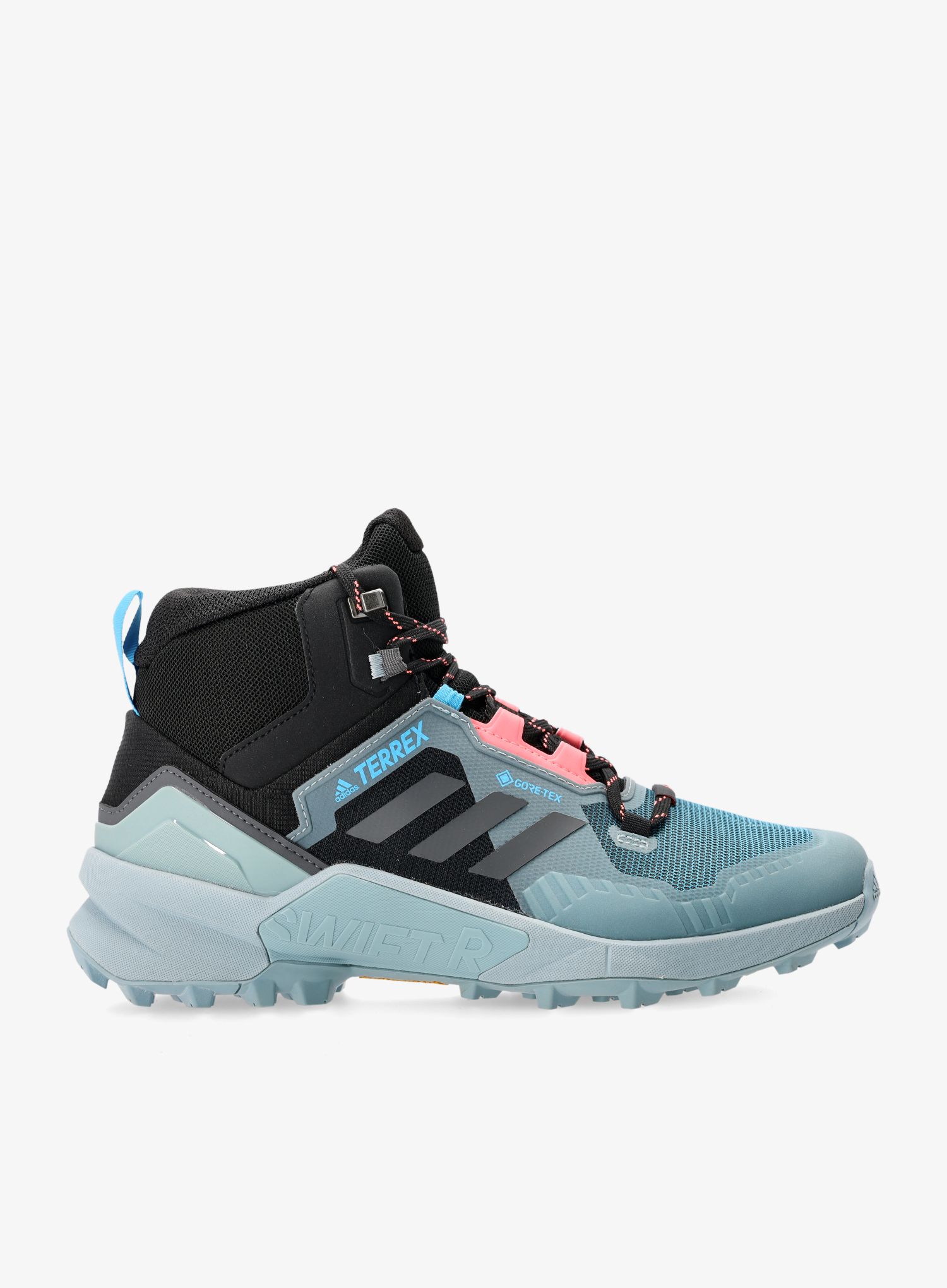 Черевики трекінгові жіночі adidas TERREX Swift R3 Mid GTX - core black/grey five/acid red