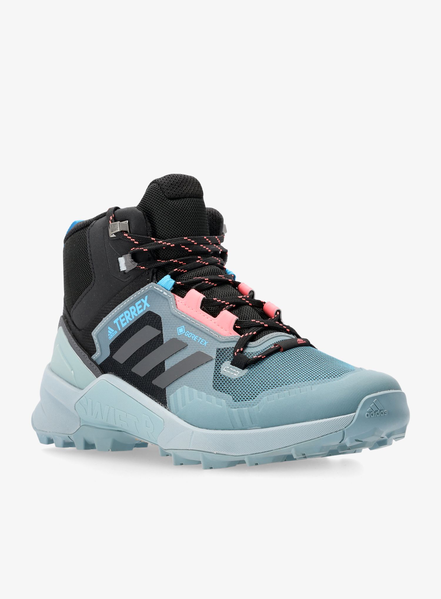 Черевики трекінгові жіночі adidas TERREX Swift R3 Mid GTX - core black/grey five/acid red