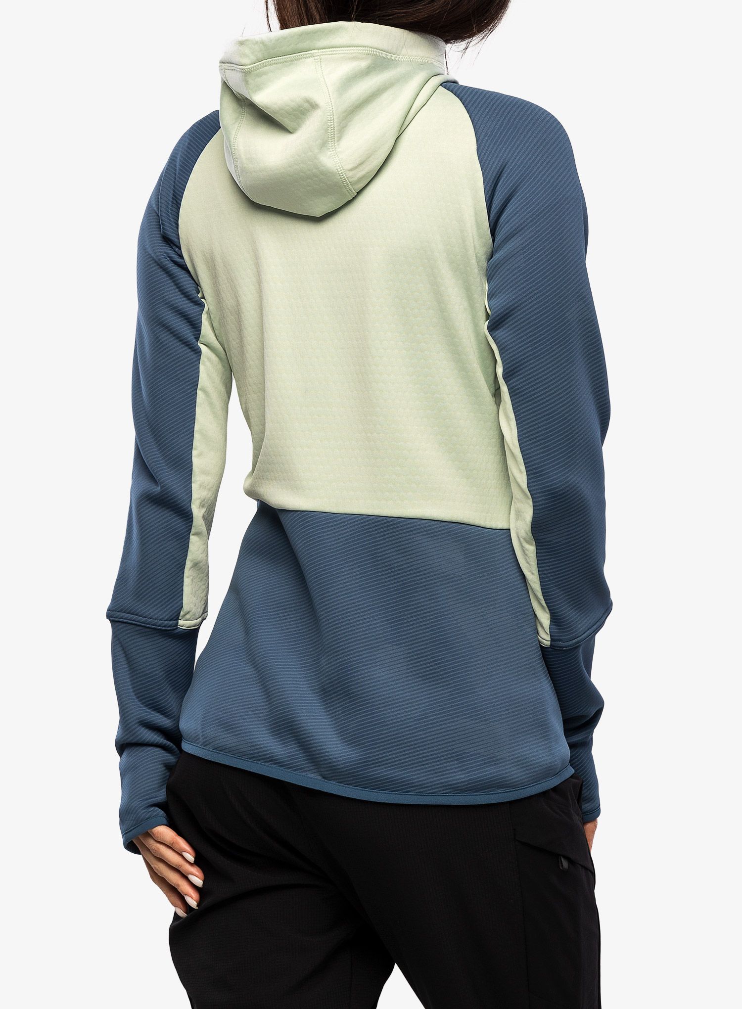 Кофта жіноча adidas TERREX Tech Flooce Hooded - linen green/wonder steel
