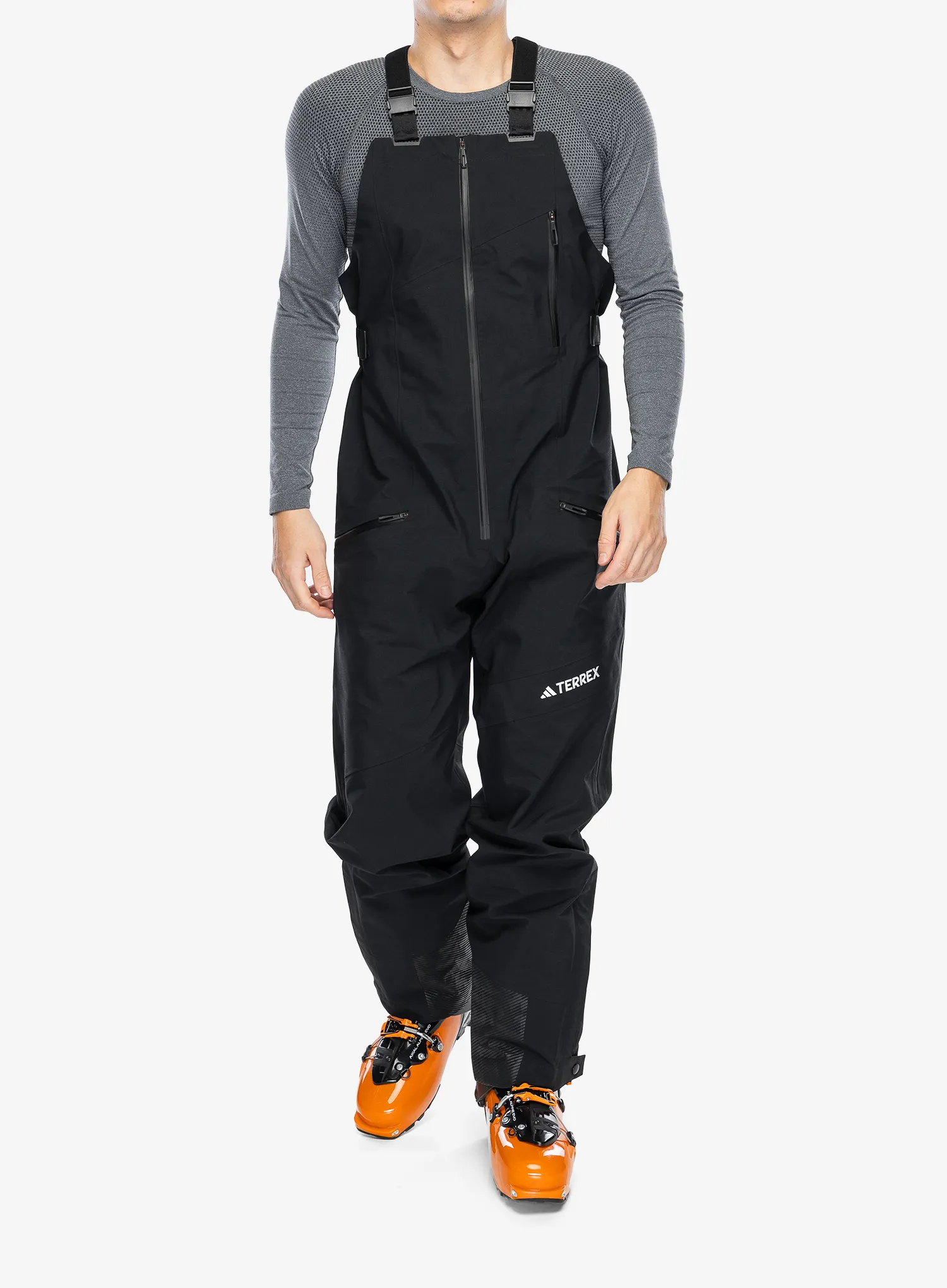 Штани водонепроникні adidas TERREX Techrock 3L GORE-TEX C-Knit Bib Pants - black