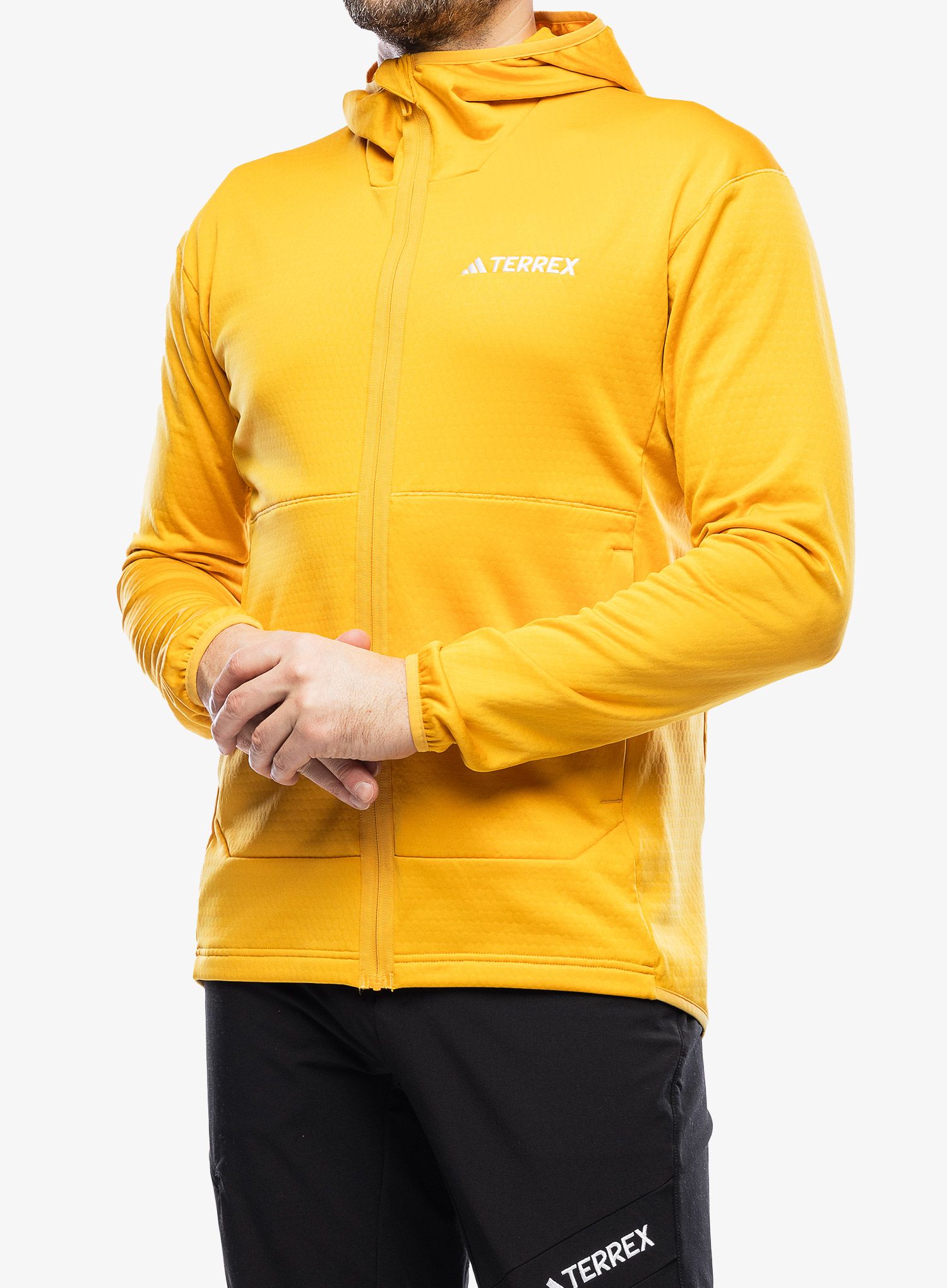 Кофта трекінгова adidas TERREX Xperior Light Fleece Hooded Jacket - preyel