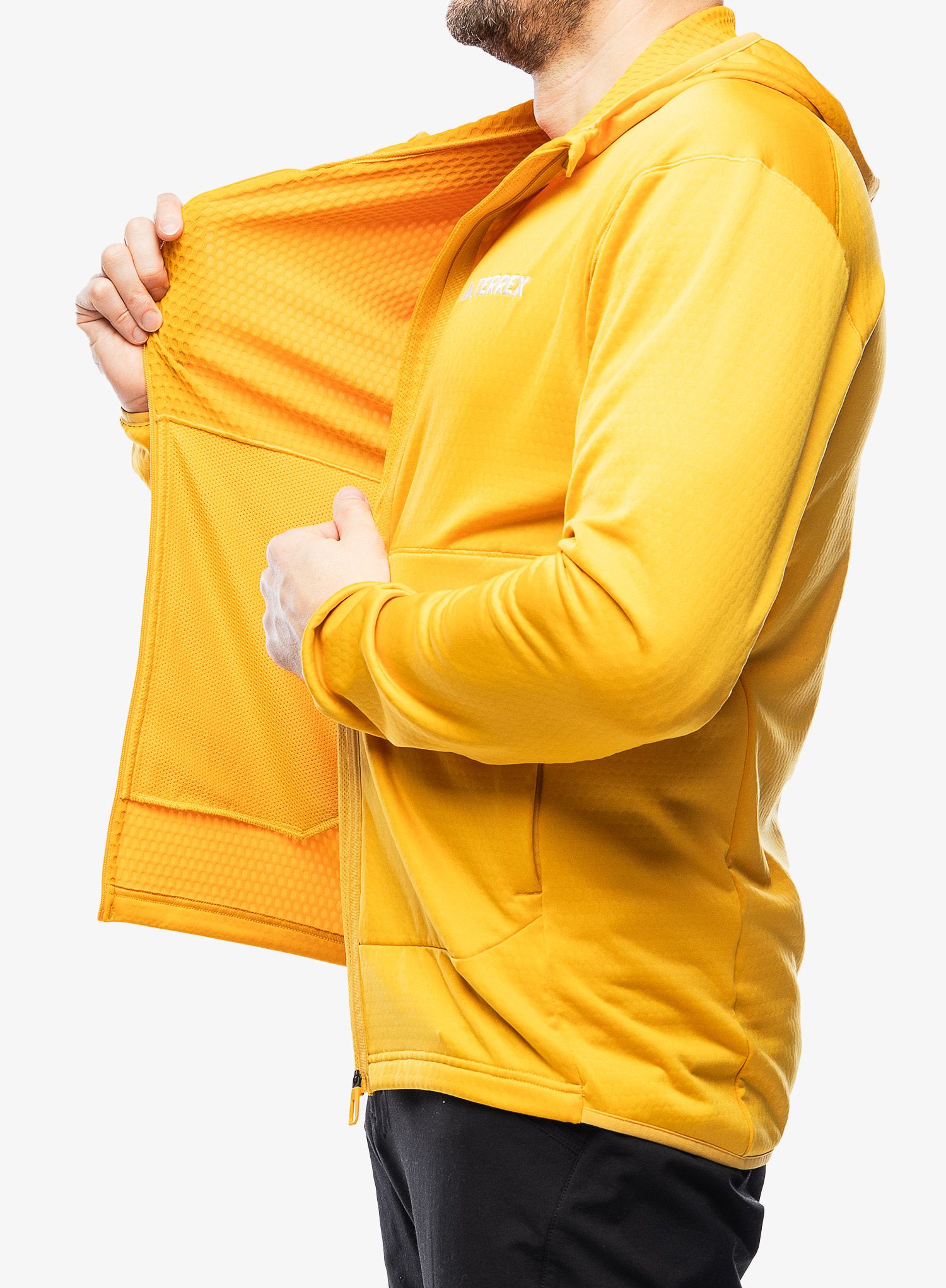 Кофта трекінгова adidas TERREX Xperior Light Fleece Hooded Jacket - preyel