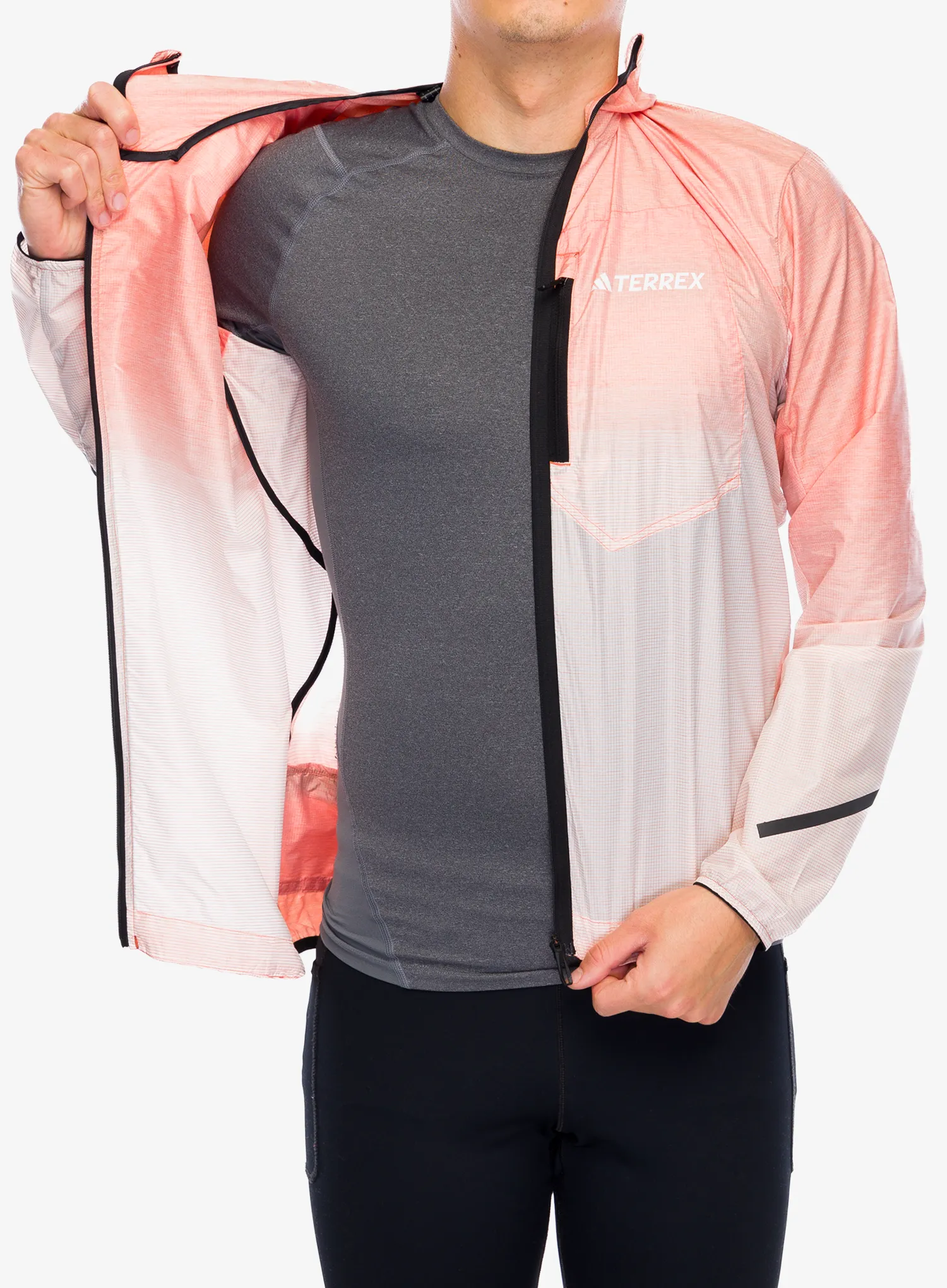 Куртка для бігу adidas TERREX Xperior Light Windweave Jacket - semi impact orange