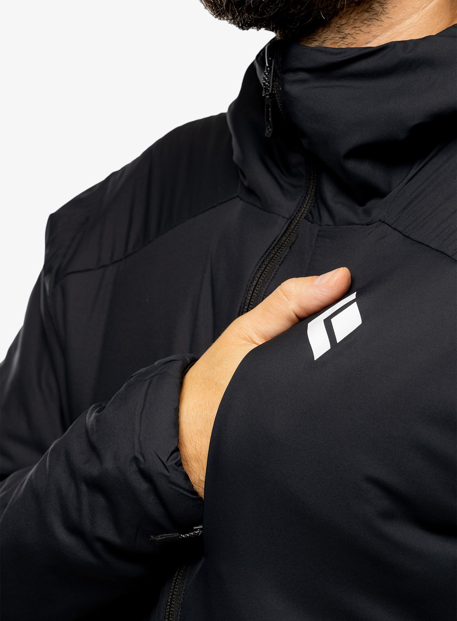 Куртка утеплена Black Diamond First Light Stretch Hoody - black