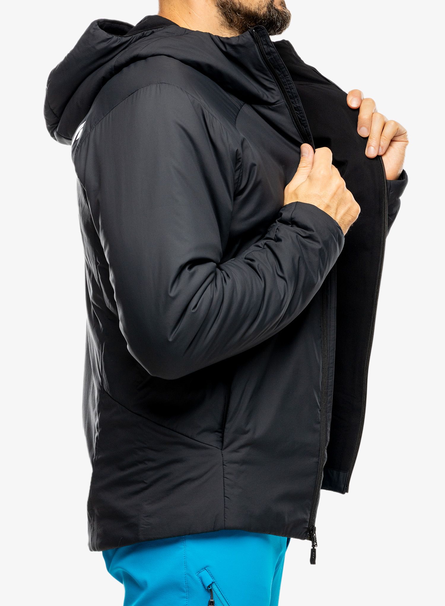 Куртка утеплена Black Diamond First Light Stretch Hoody - black
