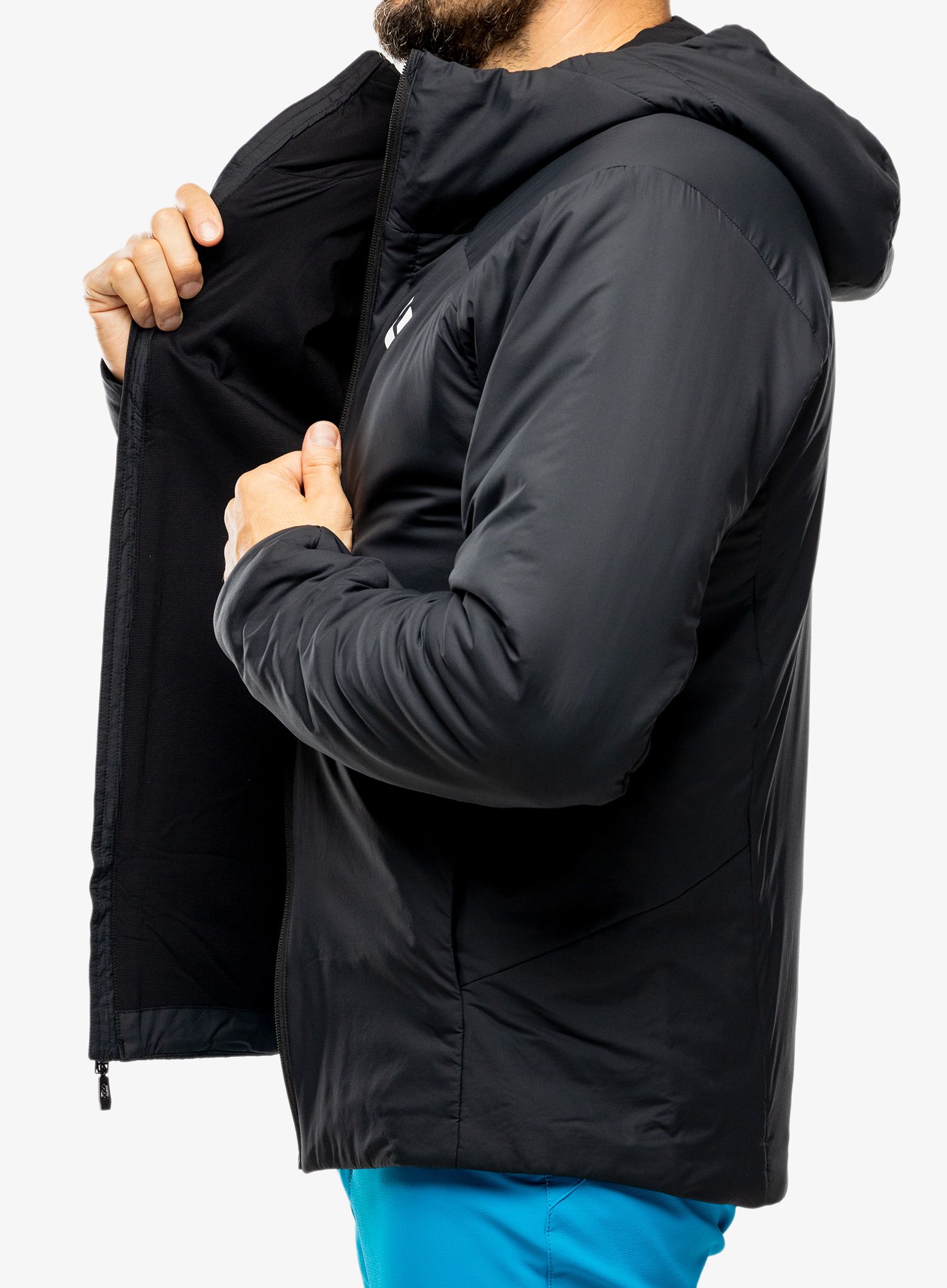 Куртка утеплена Black Diamond First Light Stretch Hoody - black