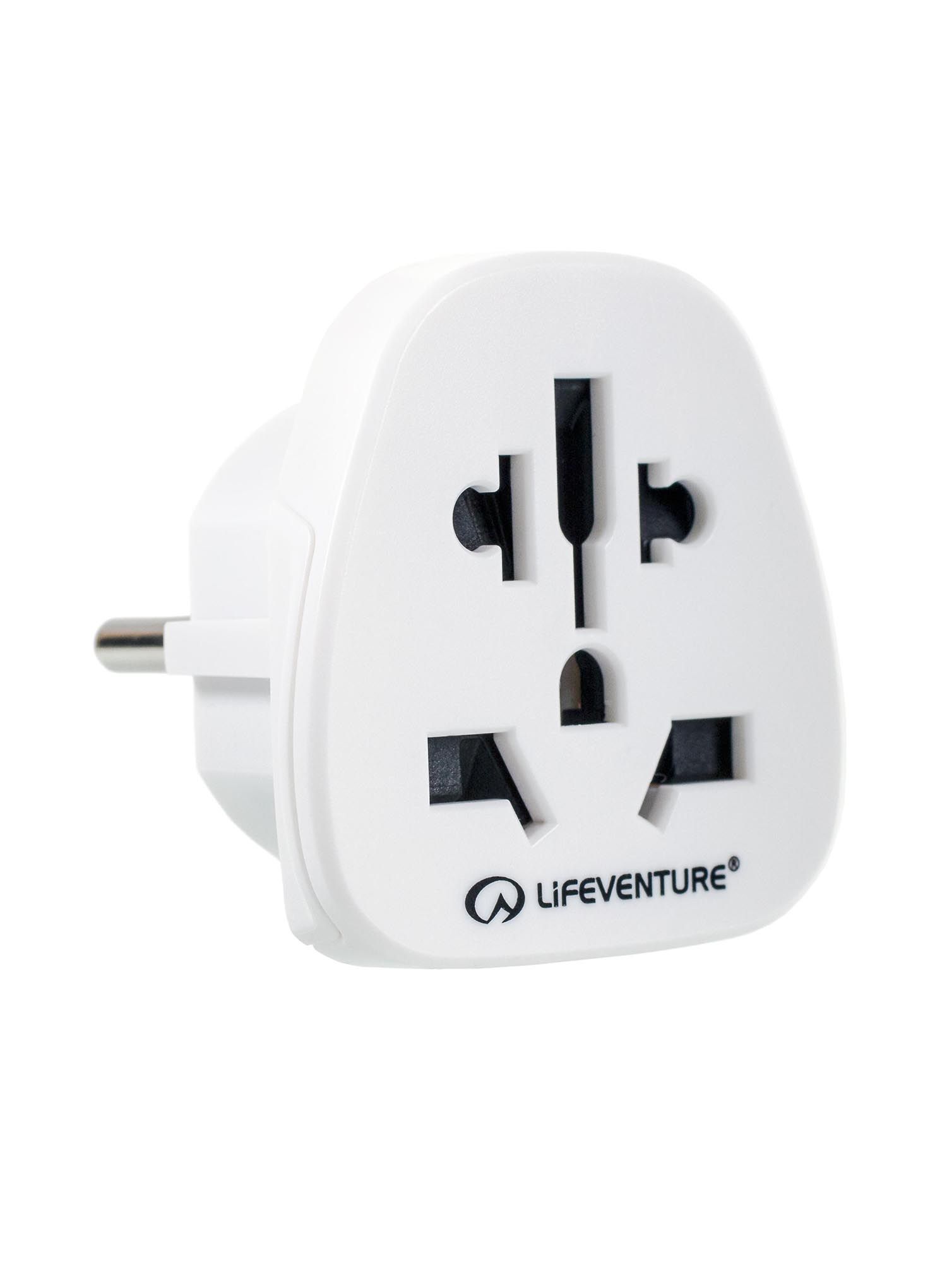 Адаптер дорожній Lifeventure World to Europe Travel Adaptor