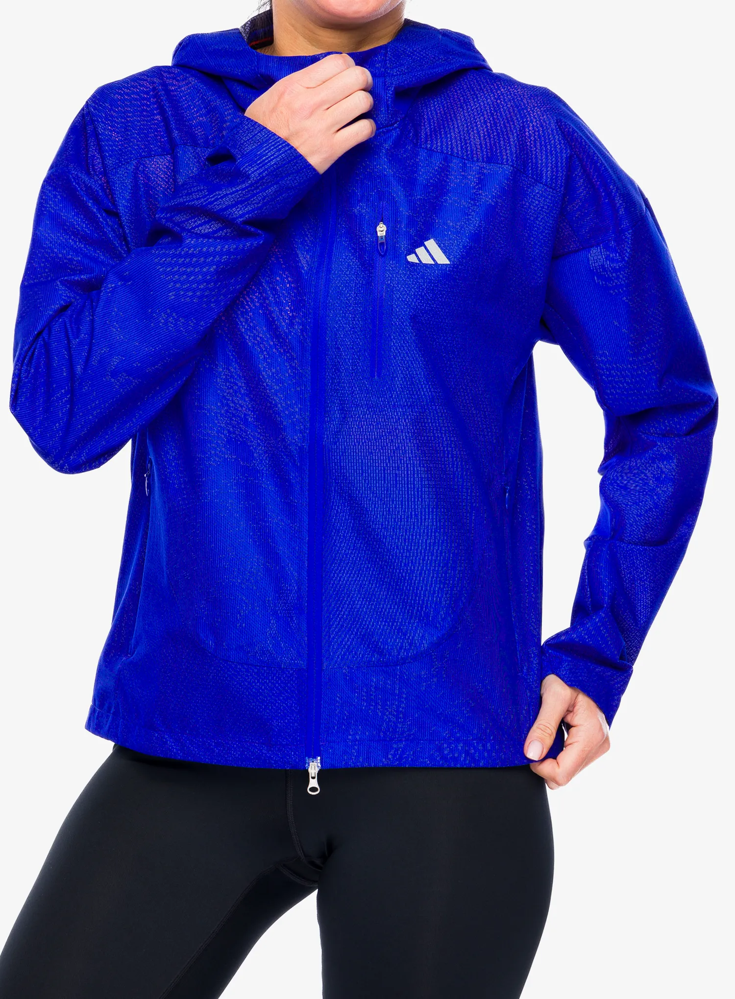 Куртка для бігу жіноча adidas Adizero Jacket - lucid blue/blue