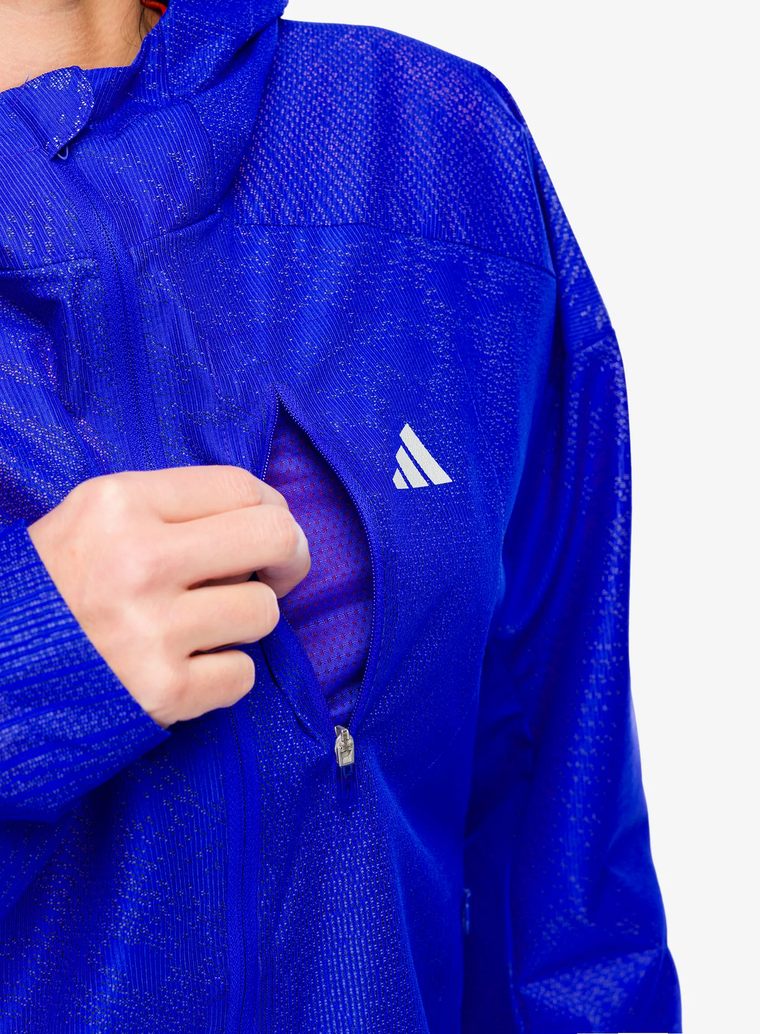 Куртка для бігу жіноча adidas Adizero Jacket - lucid blue/blue