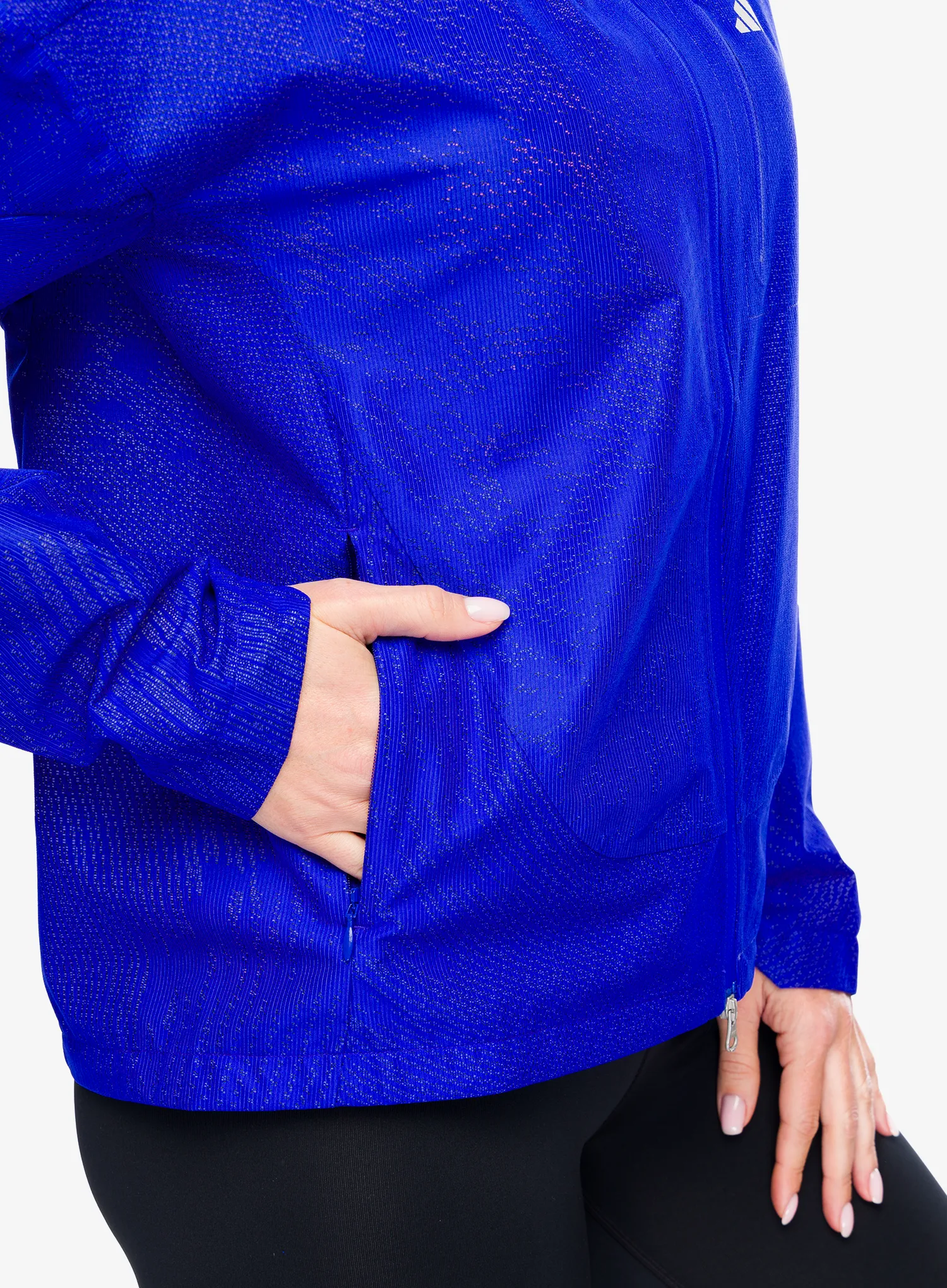 Куртка для бігу жіноча adidas Adizero Jacket - lucid blue/blue