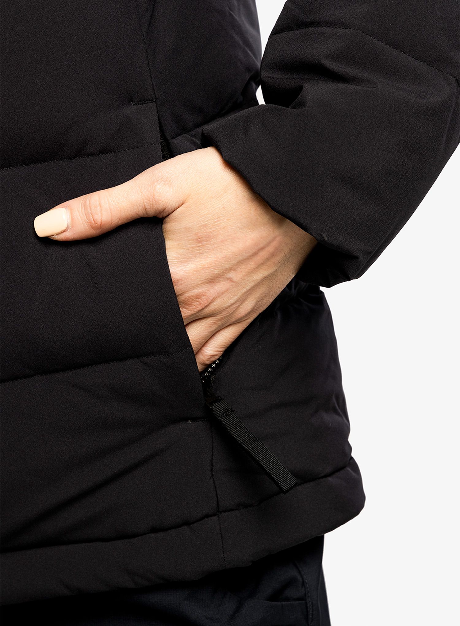 Пуховик жіноча adidas Helionic Hooded Jacket - black