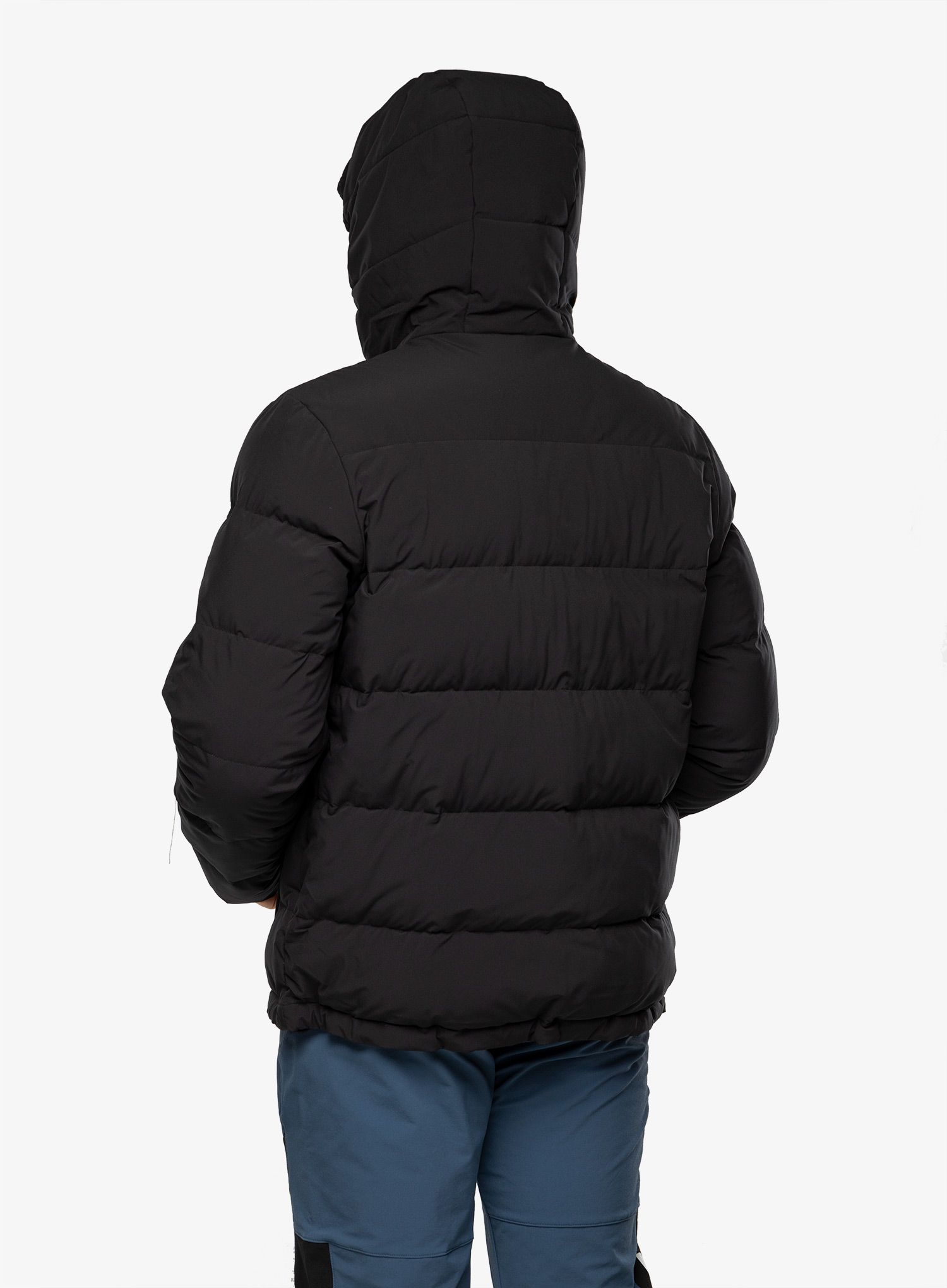 Пуховик adidas Helionic Hooded Jacket - black