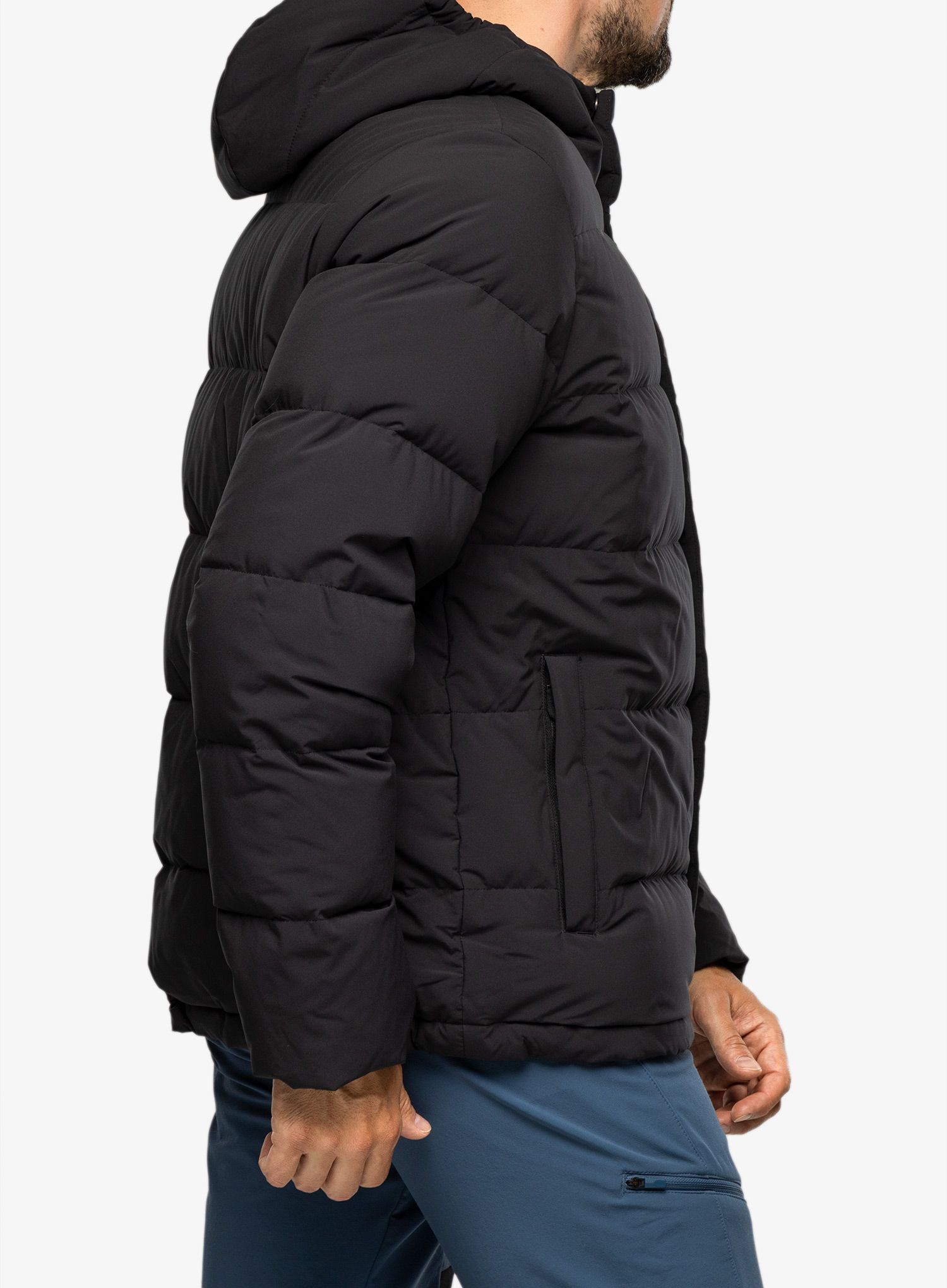 Пуховик adidas Helionic Hooded Jacket - black