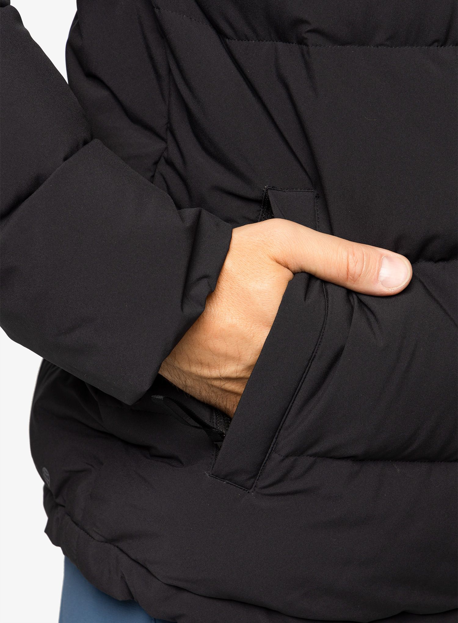 Пуховик adidas Helionic Hooded Jacket - black