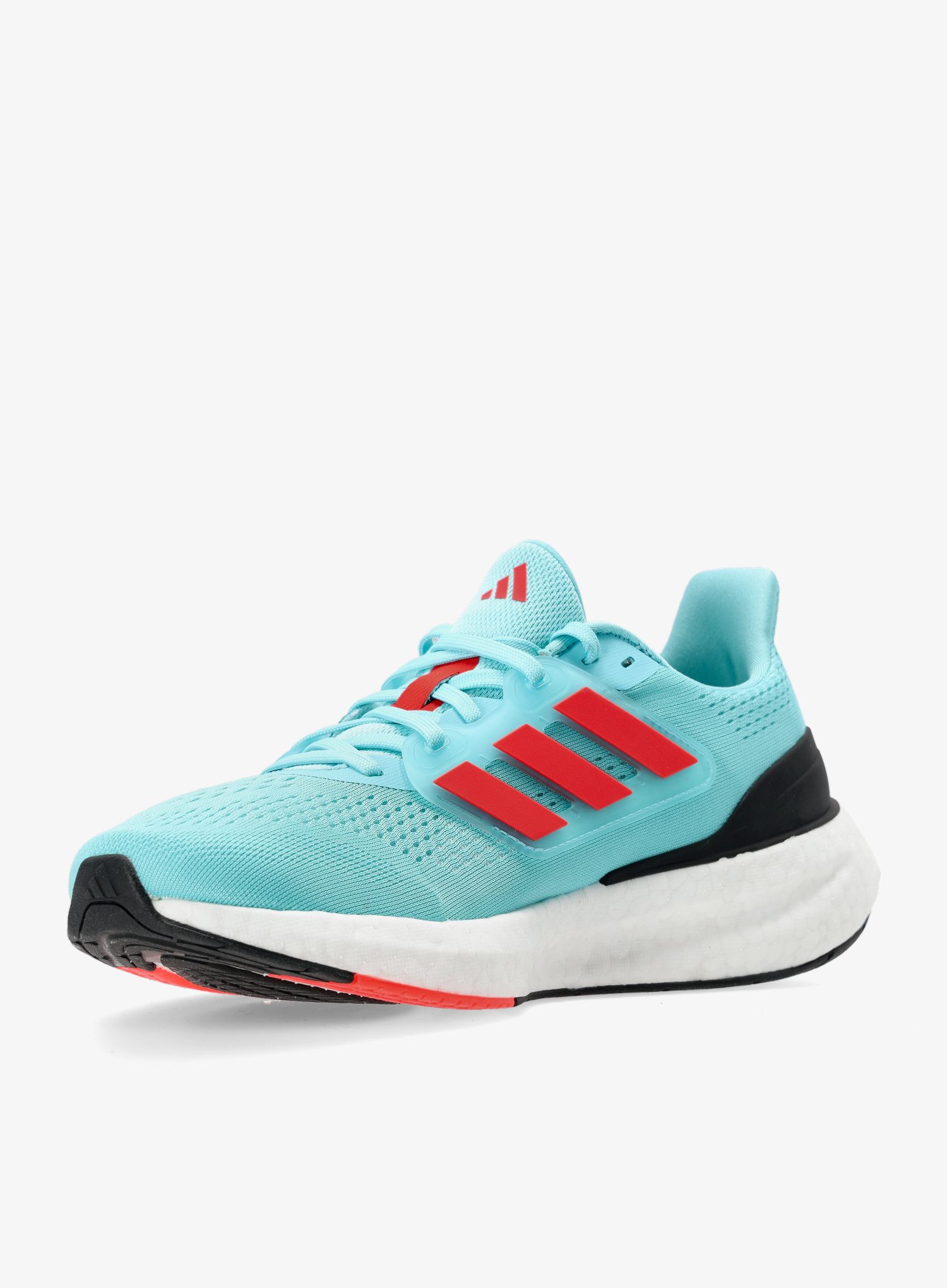Кросівки для бігу adidas Pureboost 23 - ltaqua/brired/ftwwht