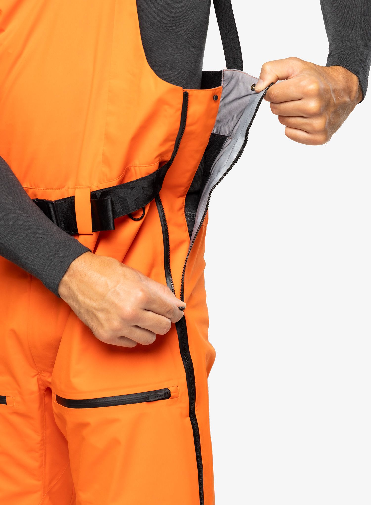 Штани adidas TERREX 3L GORE-TEX Snow Bib - semi impact orange
