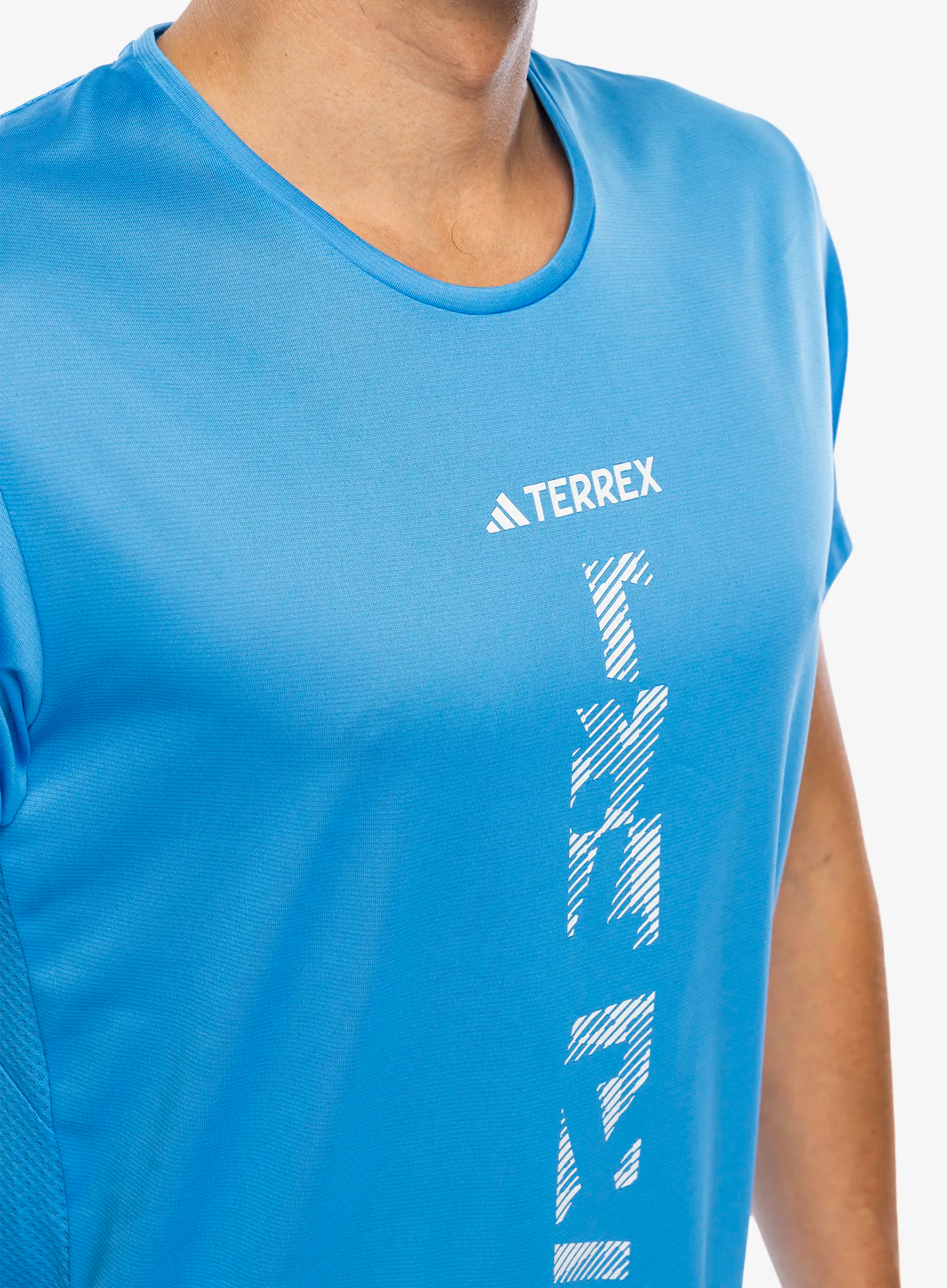 Футболка для бігу adidas TERREX Agravic Trail Running T-Shirt - pulse blue