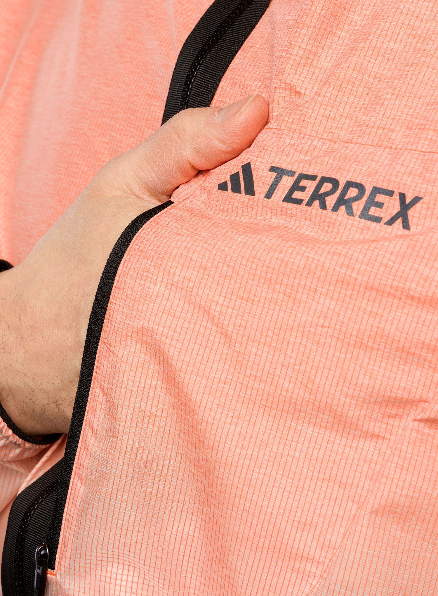 Куртка для бігу adidas TERREX Agravic Windweave Windbreaker - semi impact orange