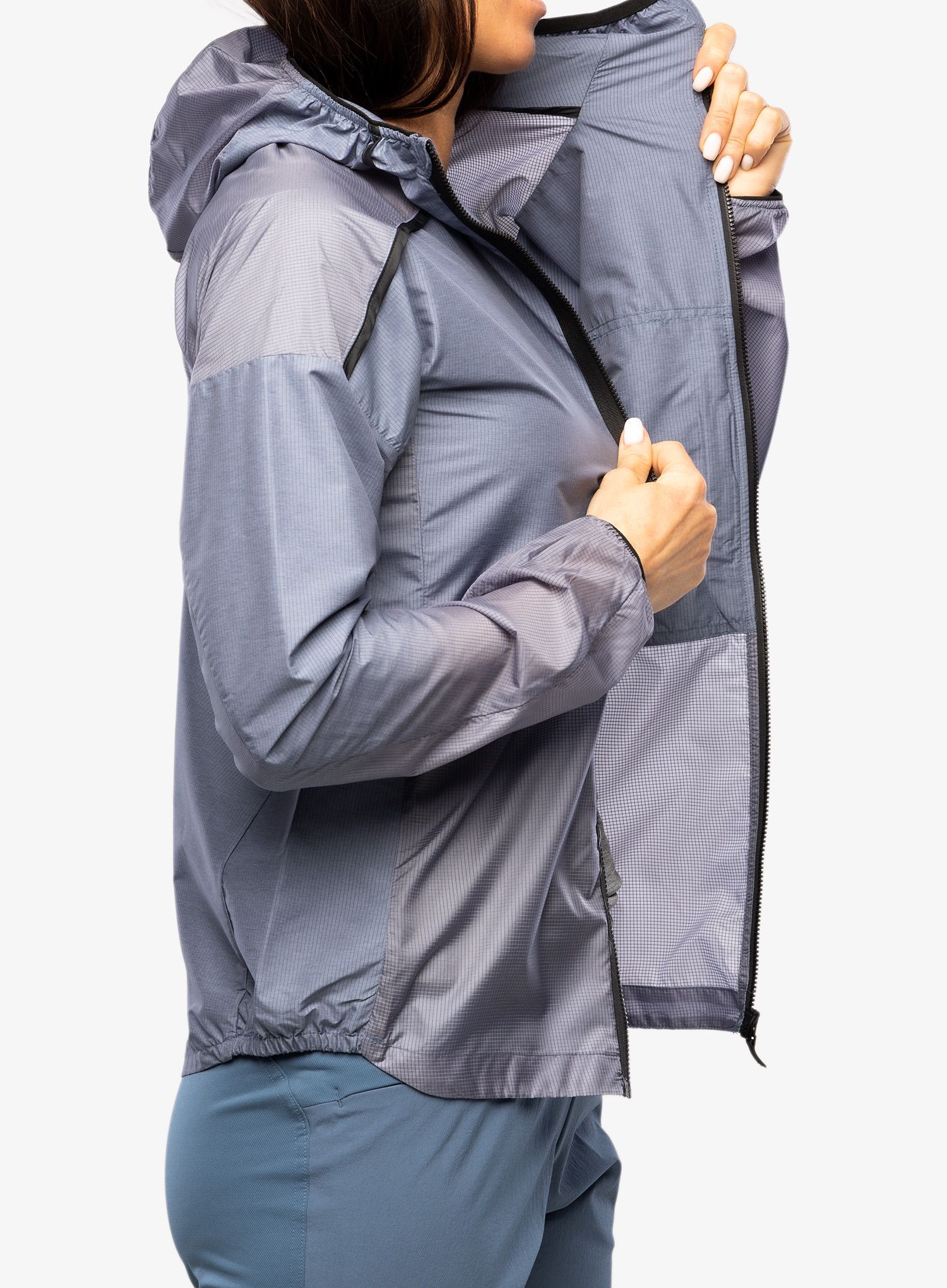 Куртка для бігу жіноча adidas TERREX Agravic Windweave Windbreaker - wonder steel
