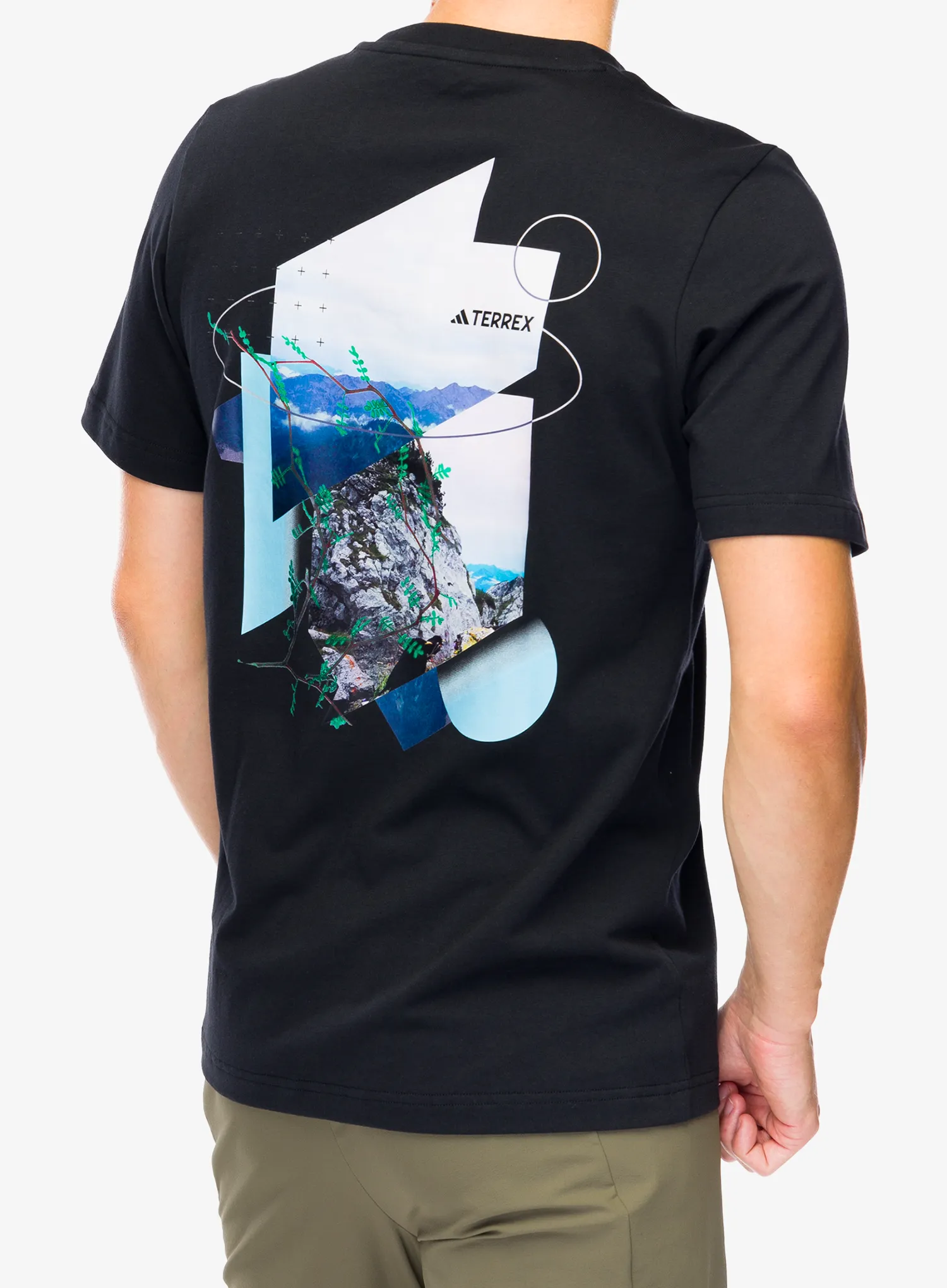 Футболка бавовняна adidas TERREX Back Graphic T-Shirt - black