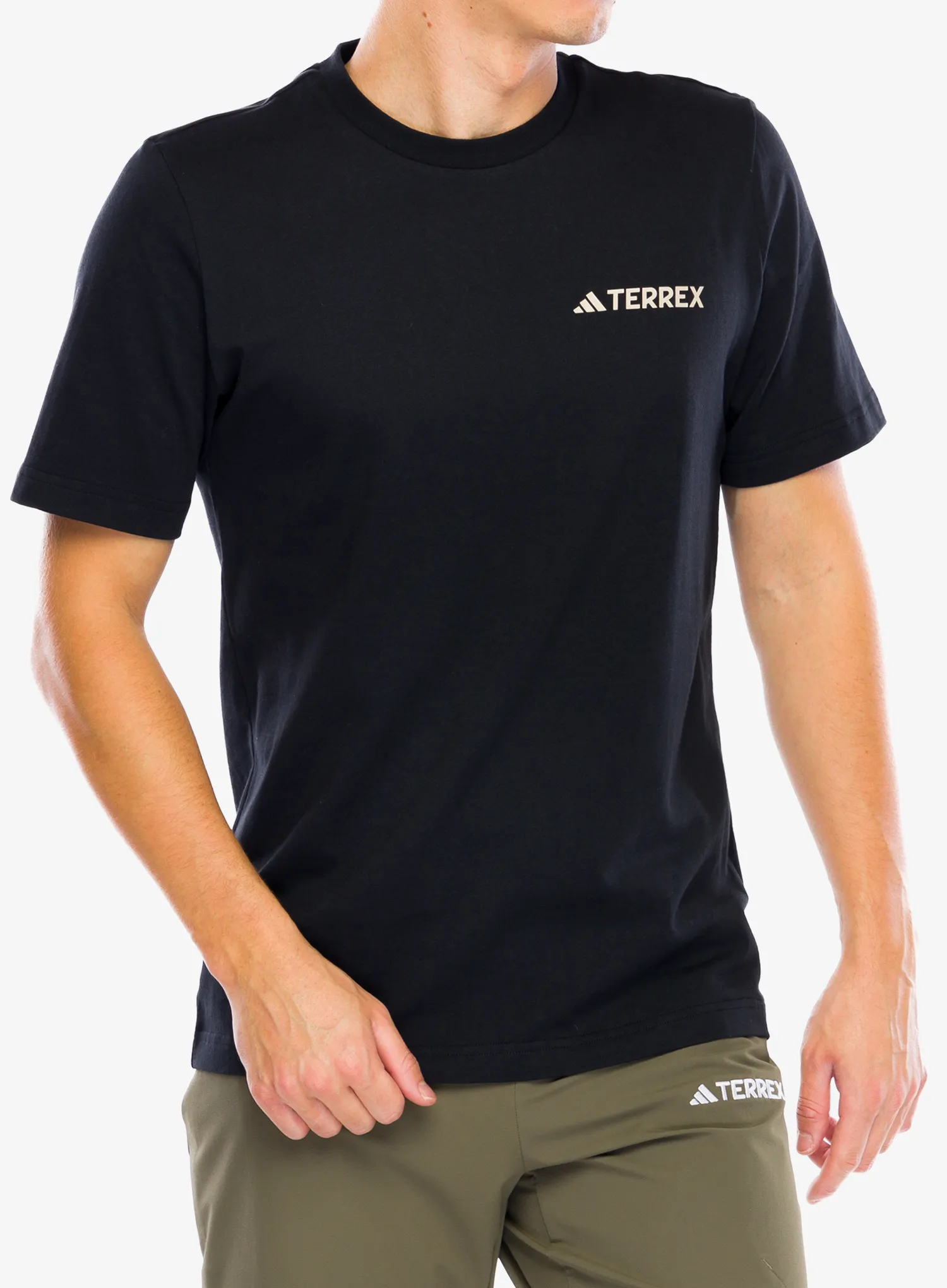 Футболка бавовняна adidas TERREX Back Graphic T-Shirt - black