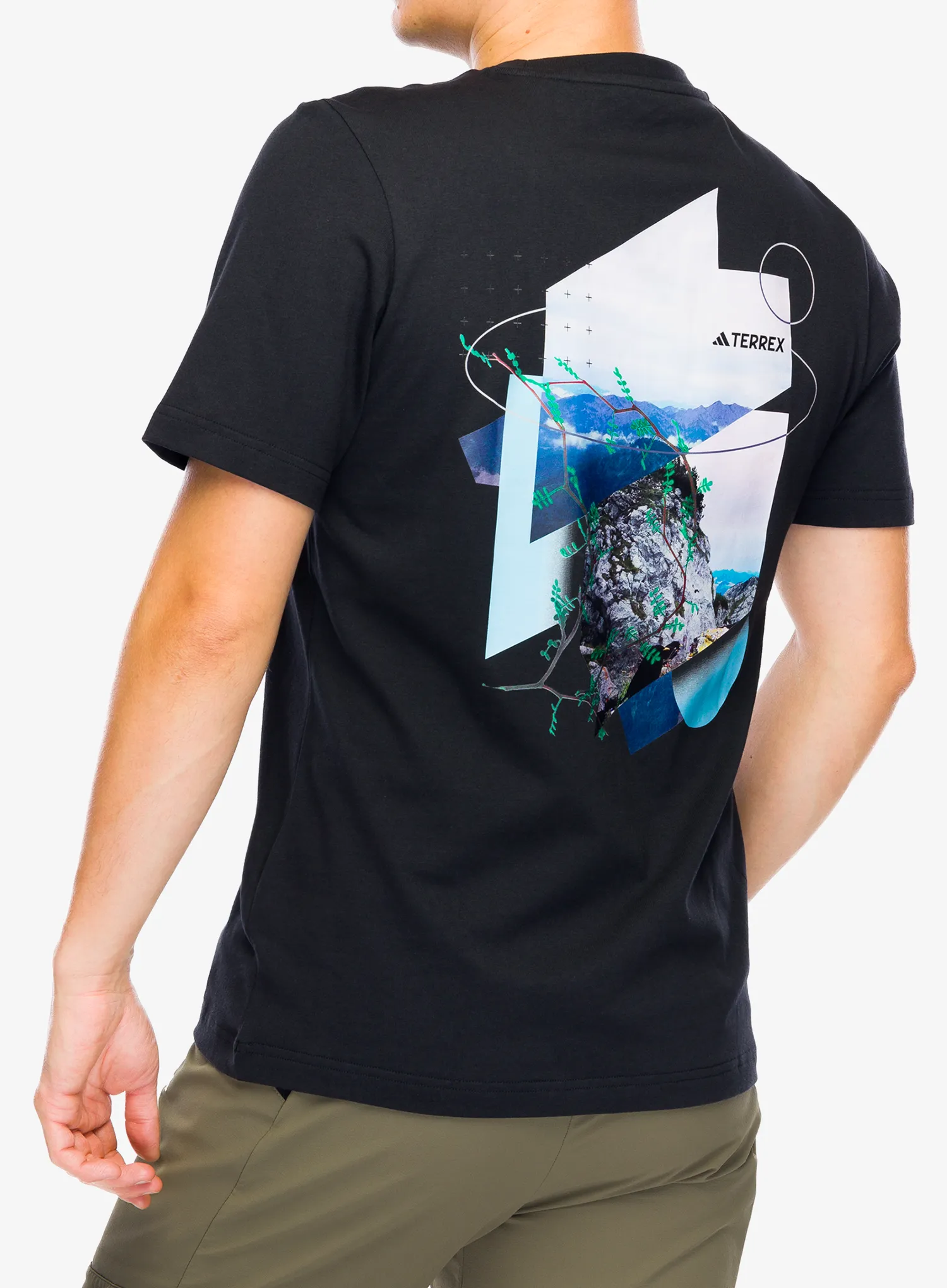 Футболка бавовняна adidas TERREX Back Graphic T-Shirt - black