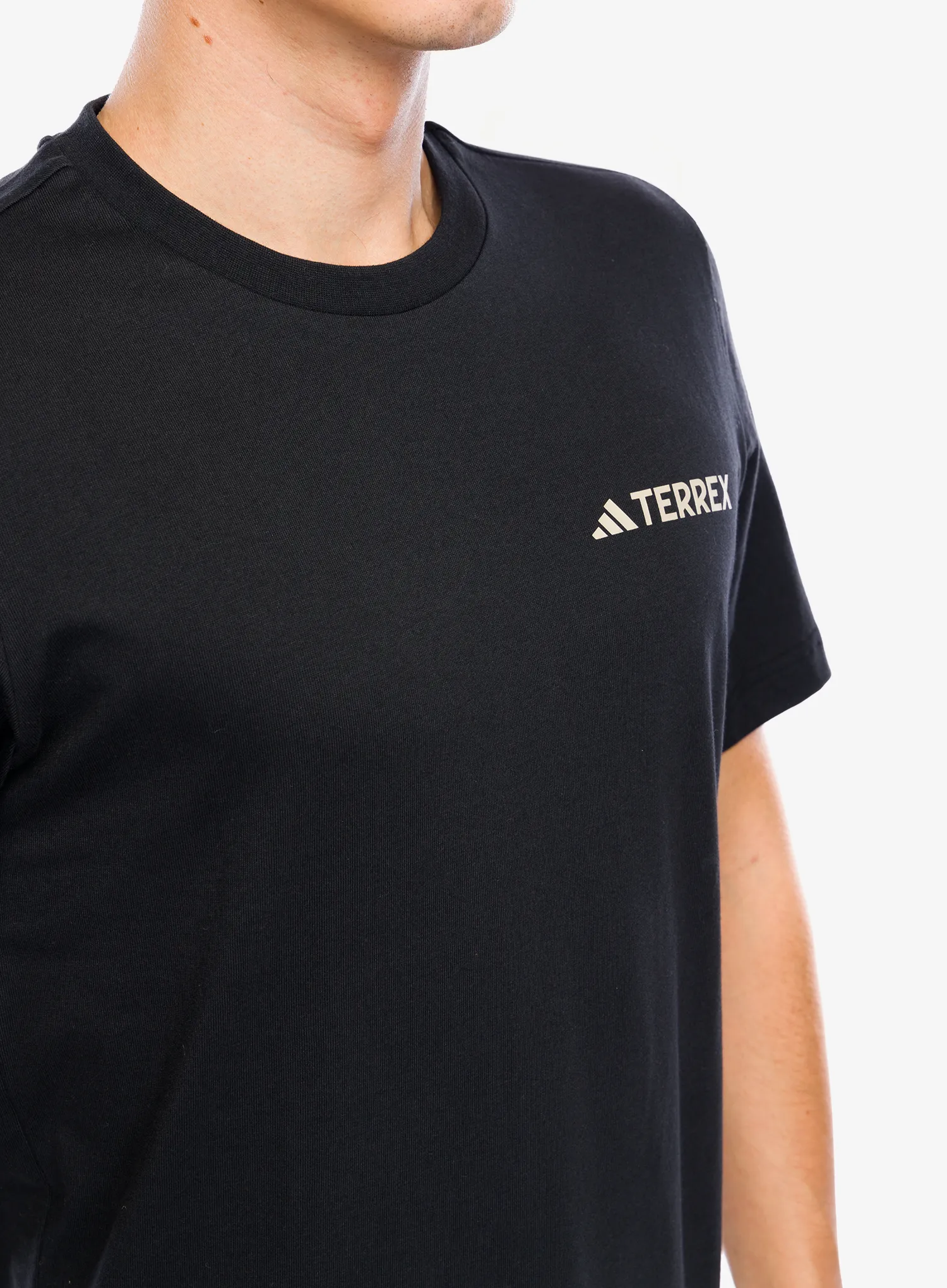 Футболка бавовняна adidas TERREX Back Graphic T-Shirt - black