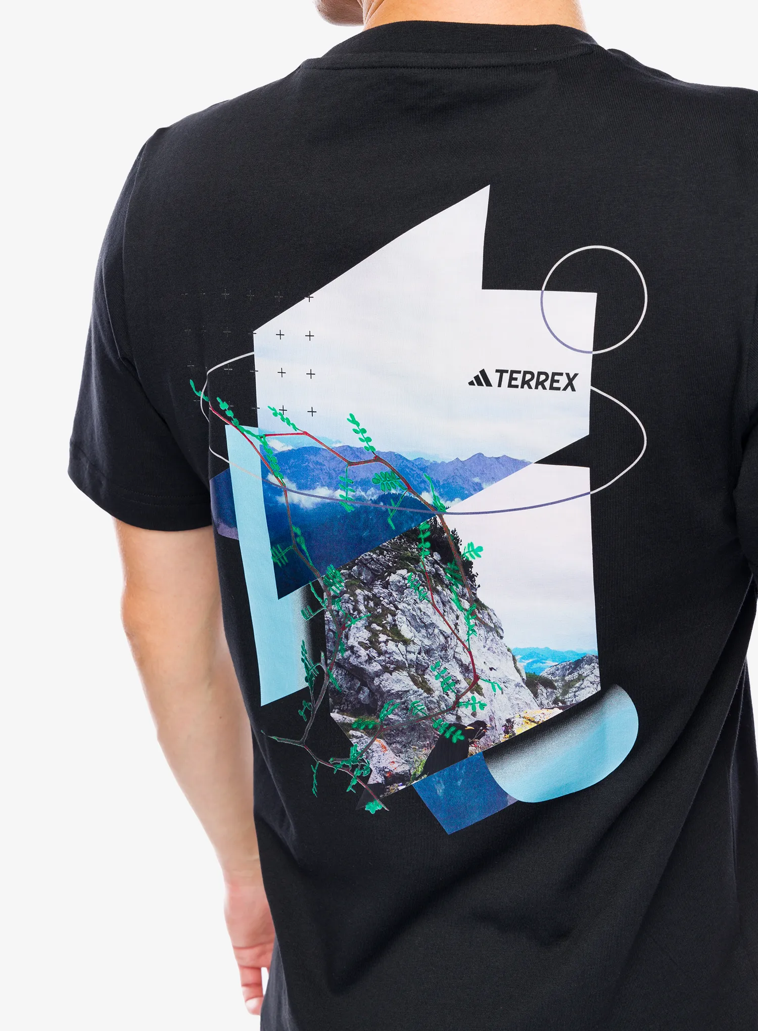 Футболка бавовняна adidas TERREX Back Graphic T-Shirt - black