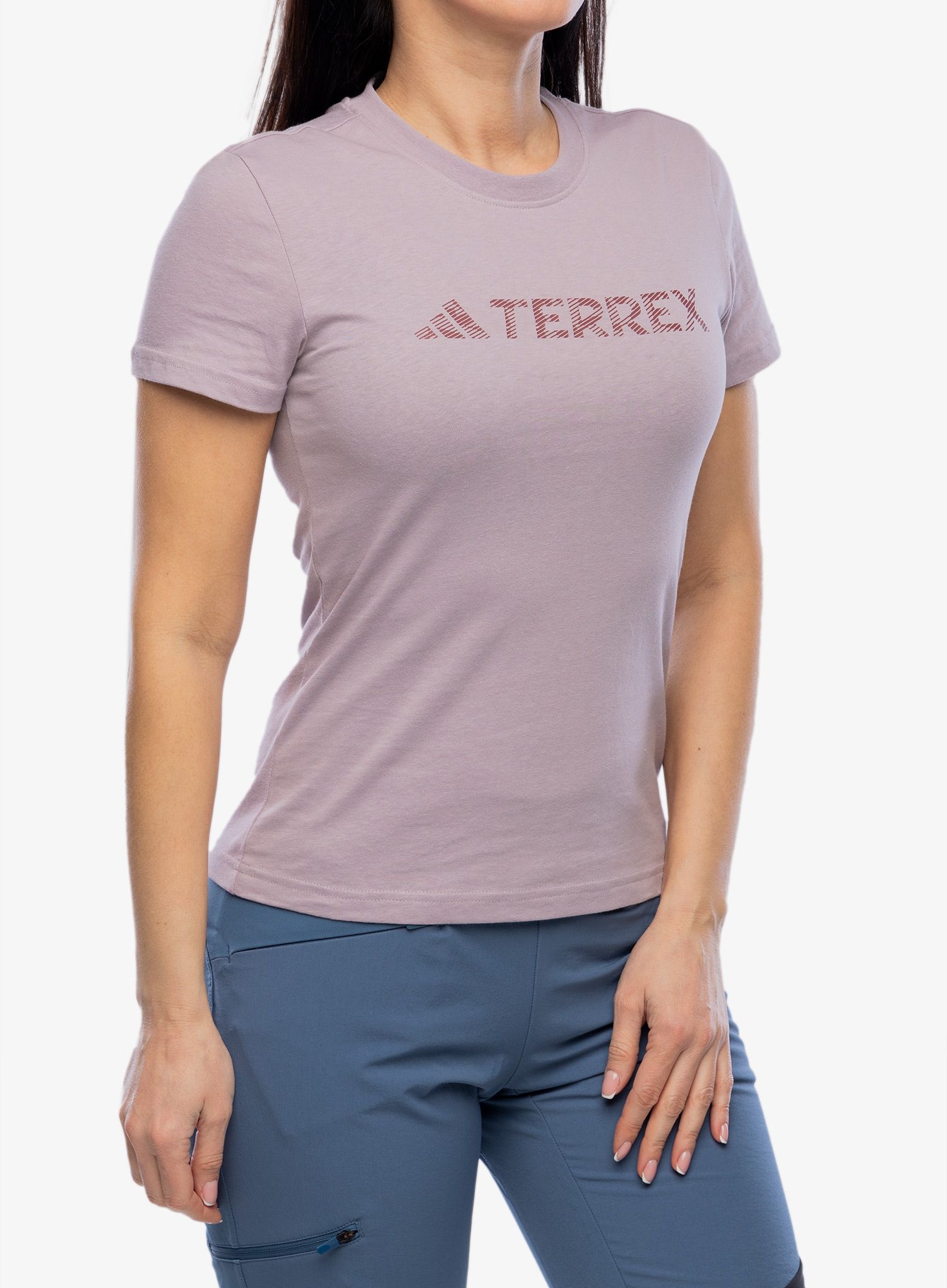 Футболка жіноча adidas TERREX Classic Logo Tee - preloved fig