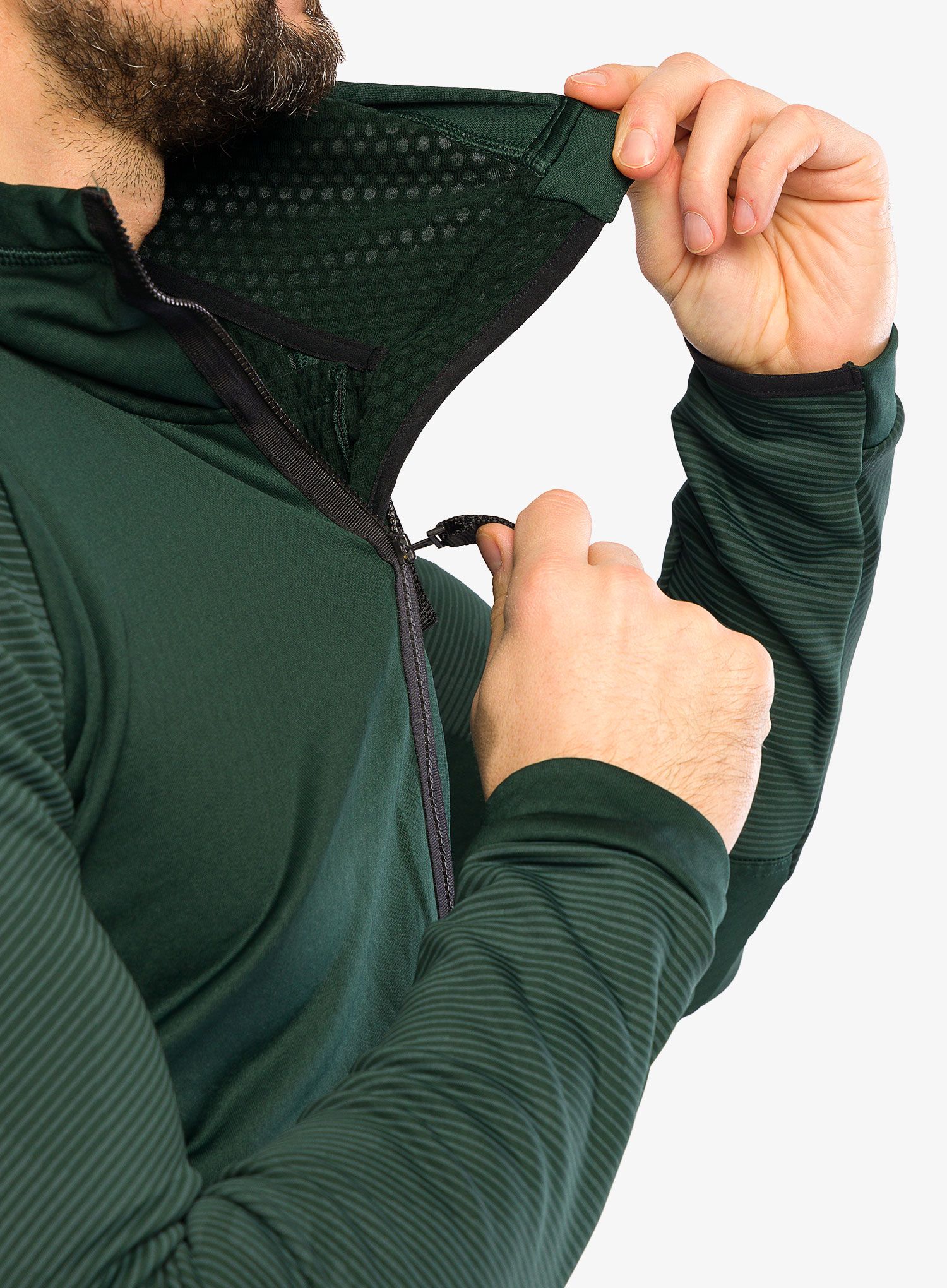 Кофта adidas TERREX Flooce Hooded Hiking Fleece - shadow green
