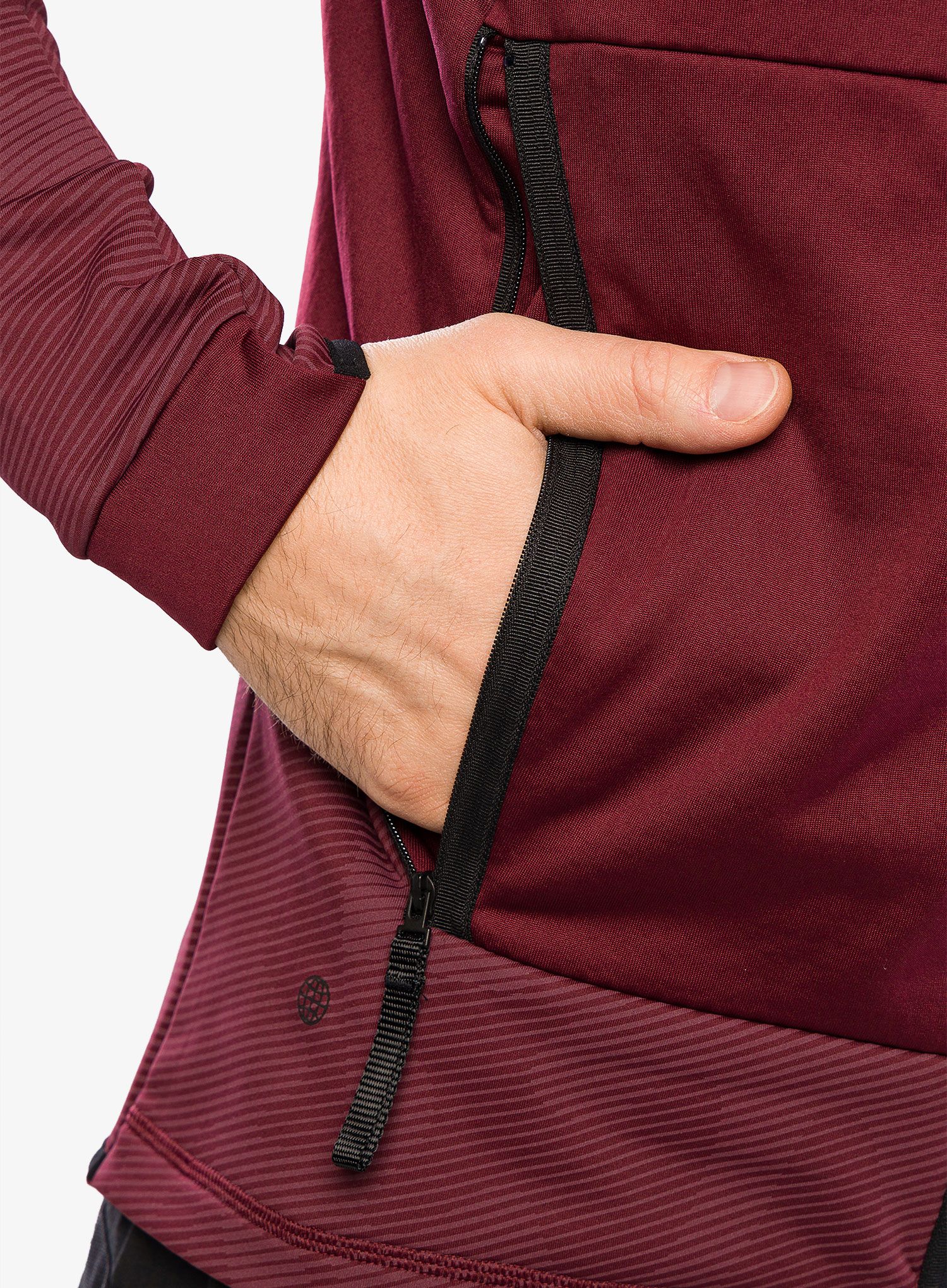 Кофта adidas TERREX Flooce Hooded Hiking Fleece - shadow red