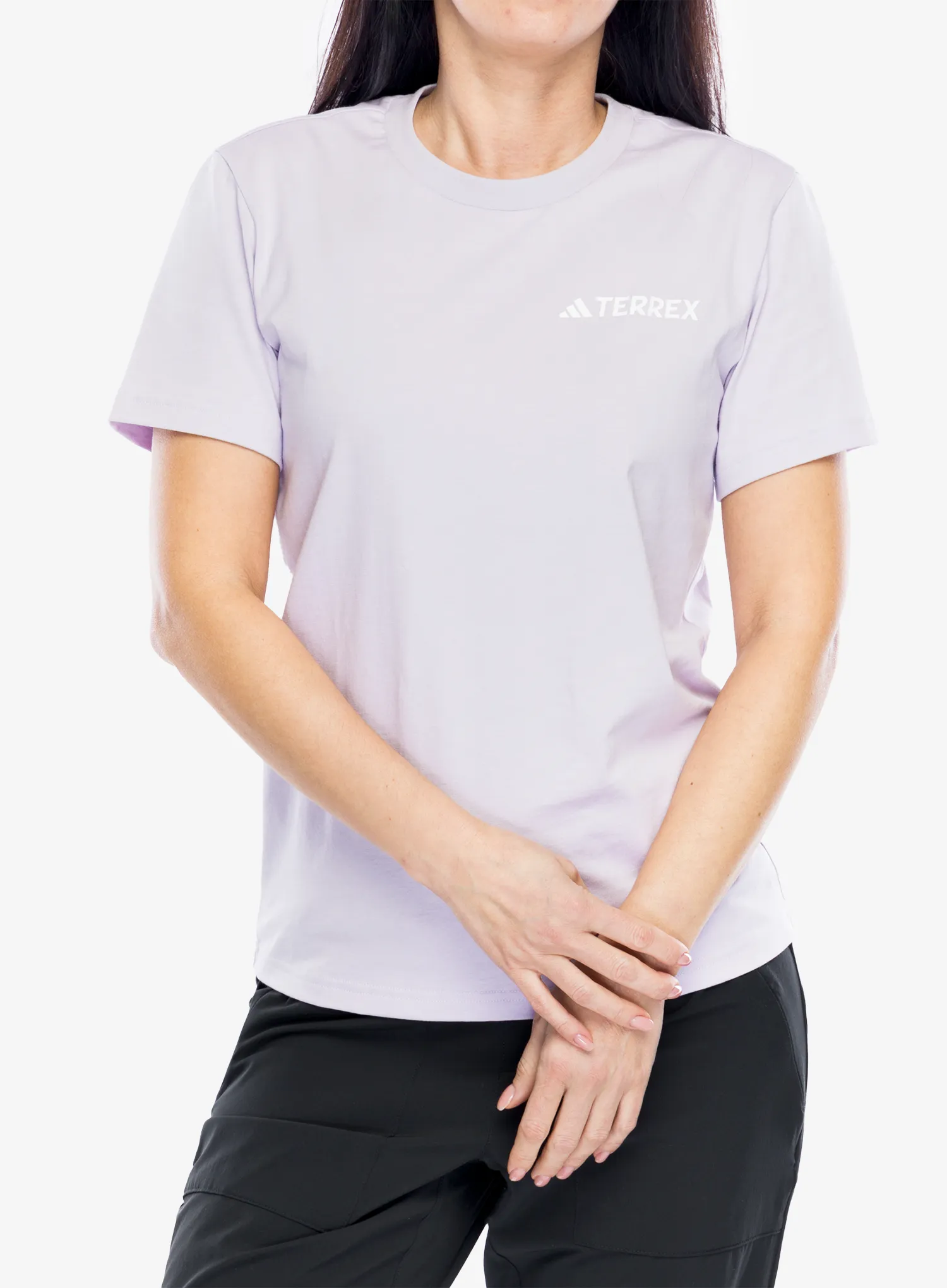 Футболка жіноча adidas TERREX Graphic T-Shirt - silver dawn