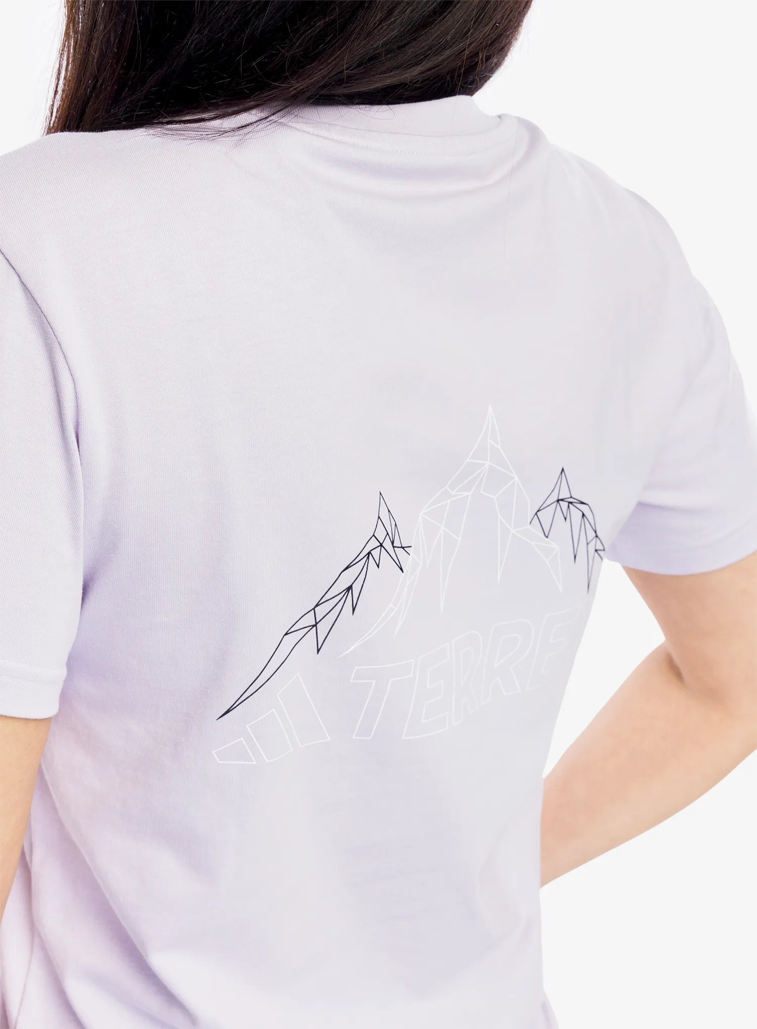 Футболка жіноча adidas TERREX Graphic T-Shirt - silver dawn