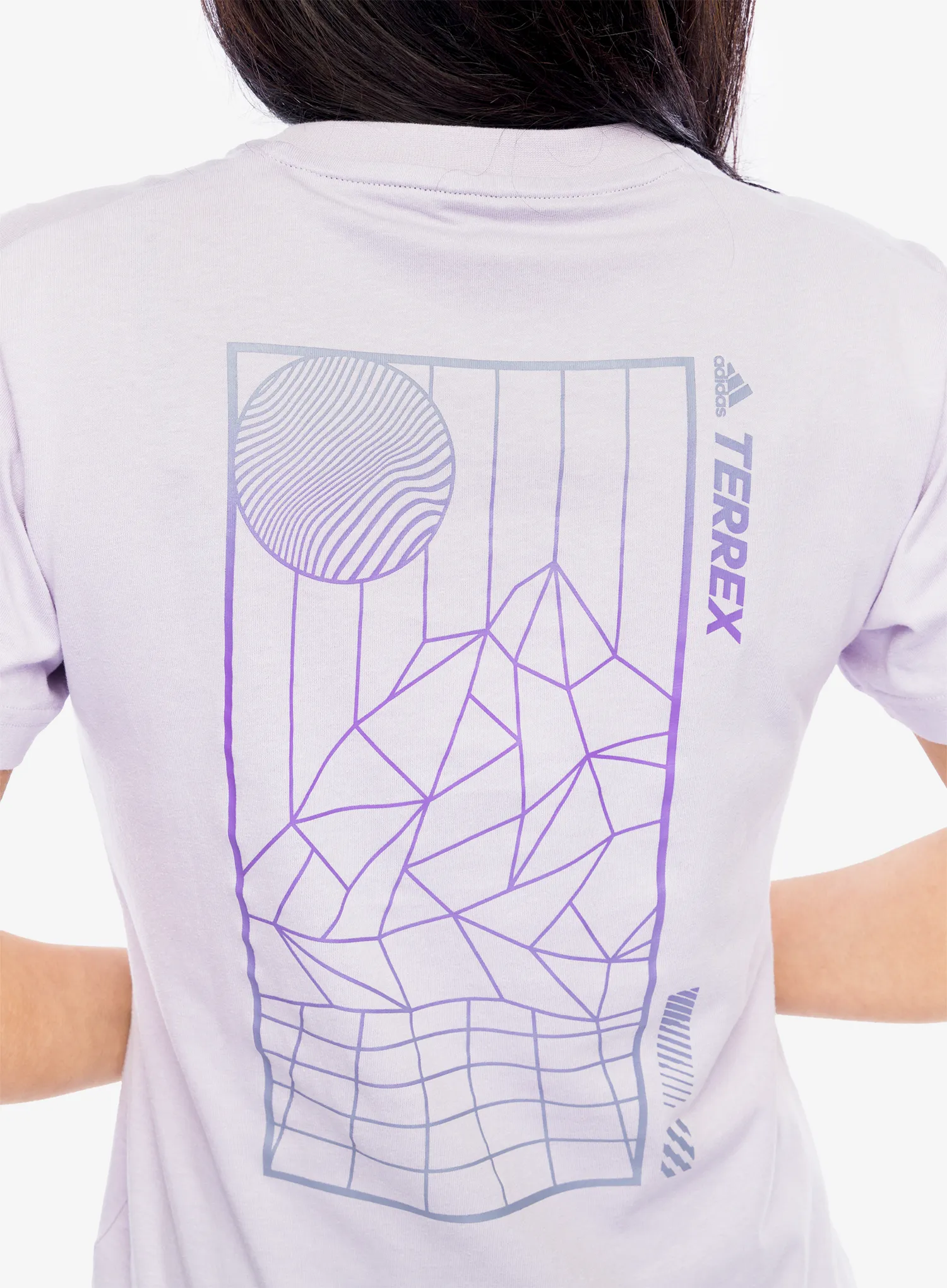 Футболка жіноча adidas TERREX Mountain Fun Graphic Tee - silver dawn