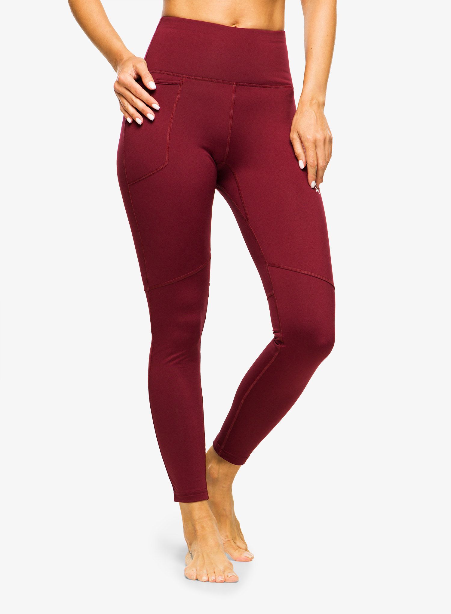 Легінси жіночі adidas TERREX Multi Brushed Tights - shadow red